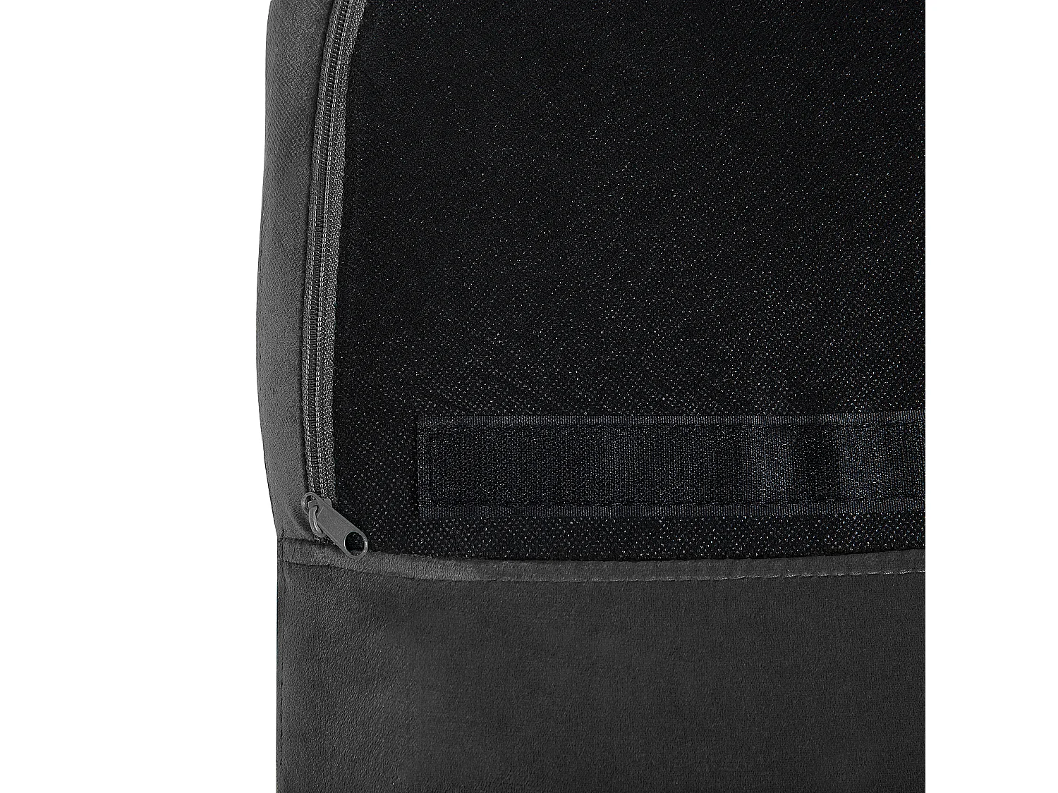 Fauteuil à bascule ELLAN Velours Gris foncé