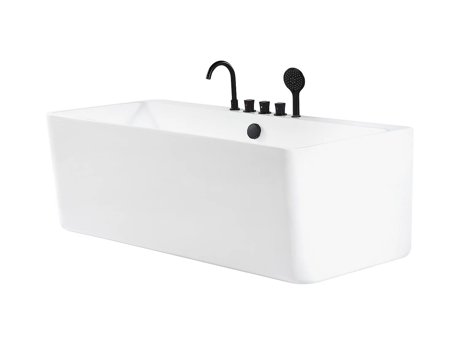 Badewanne QUATRE 170 x 75 cm Weiss