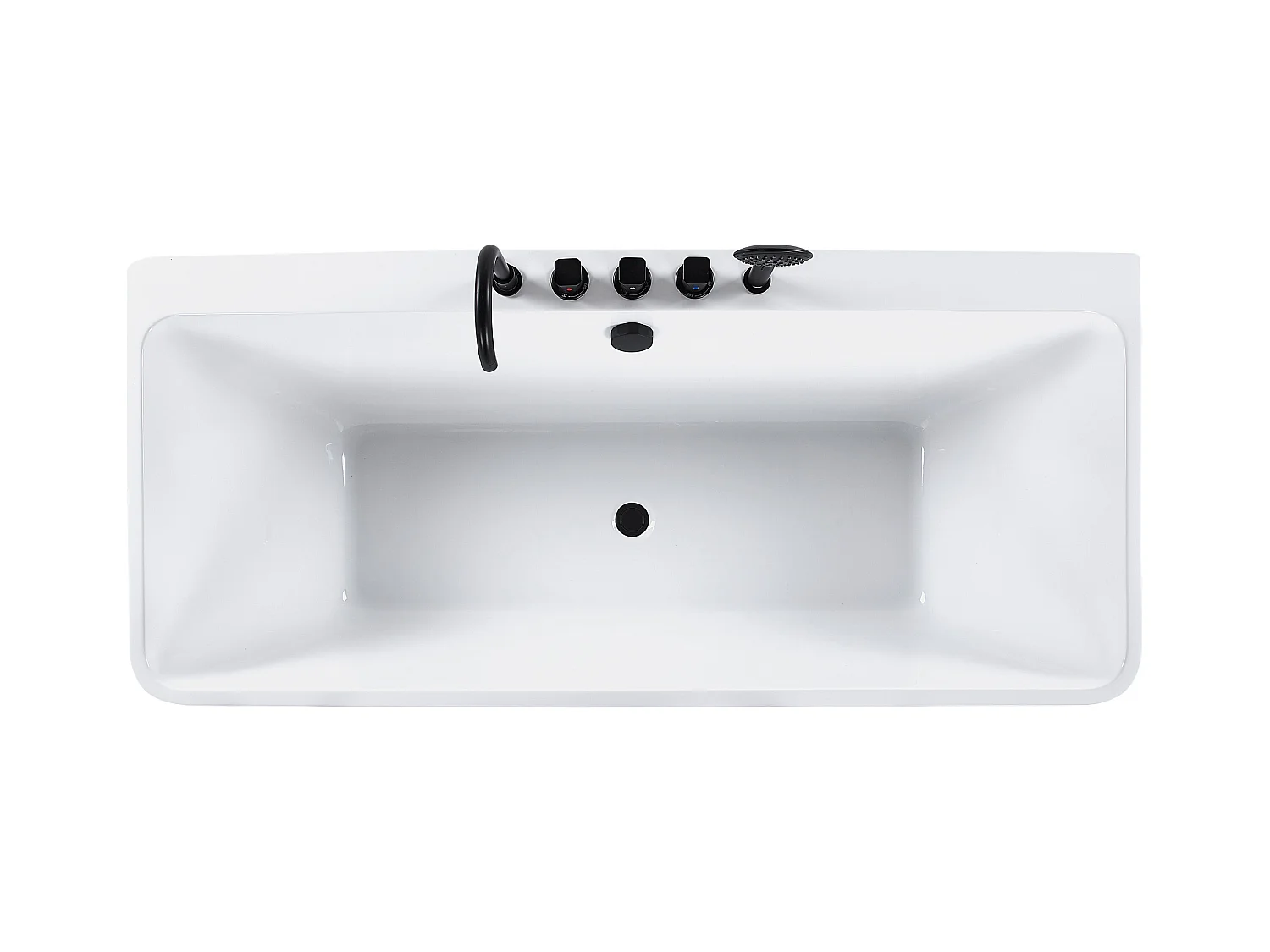 Badewanne QUATRE 170 x 75 cm Weiss