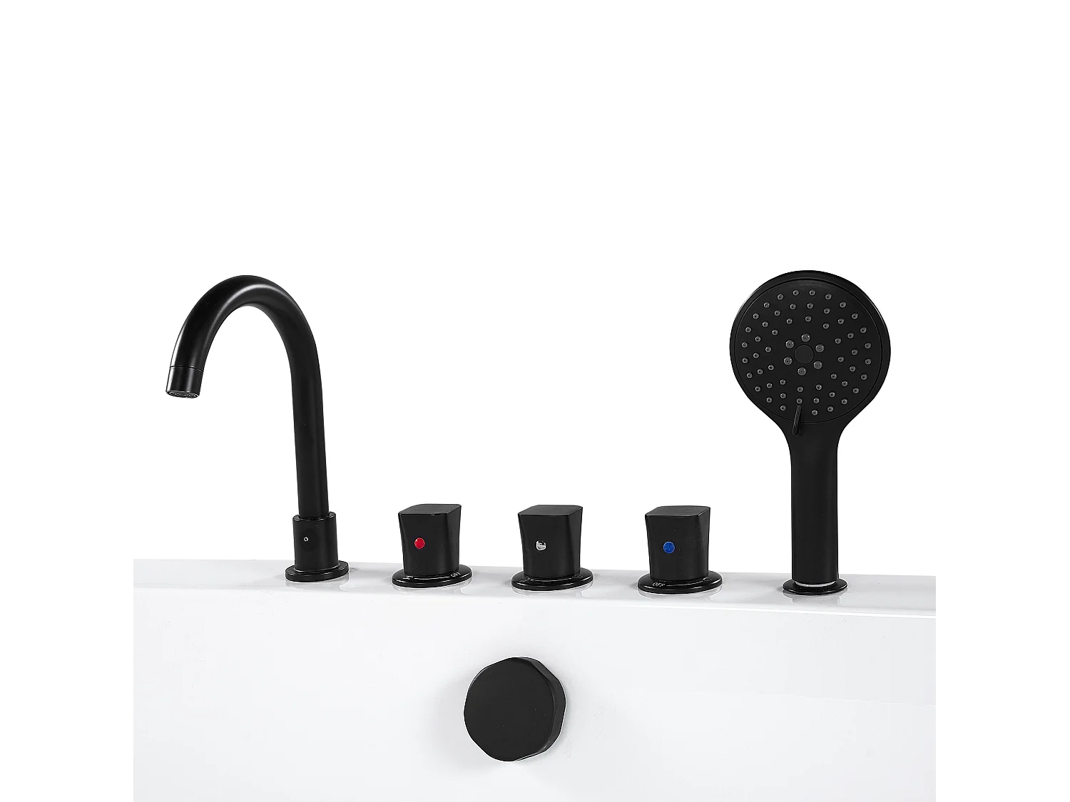 Vasca da bagno QUATRE 170 x 75 cm Bianco