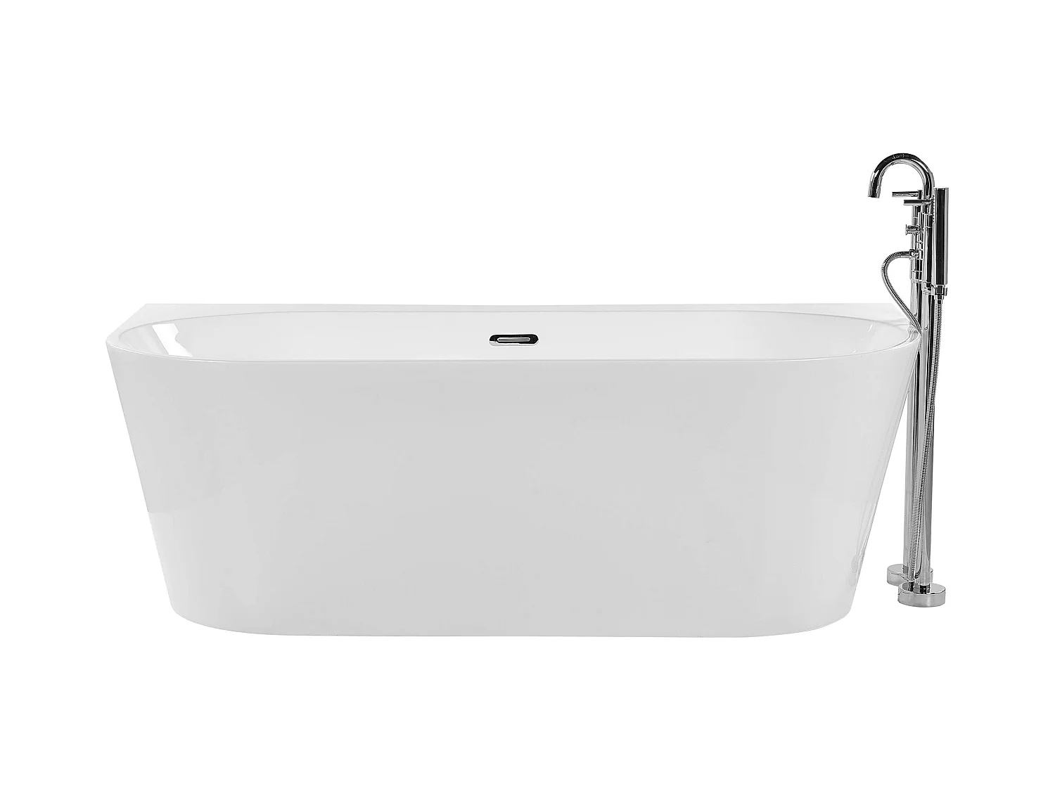 Badewanne HARVEY 170 x 80 cm Weiss