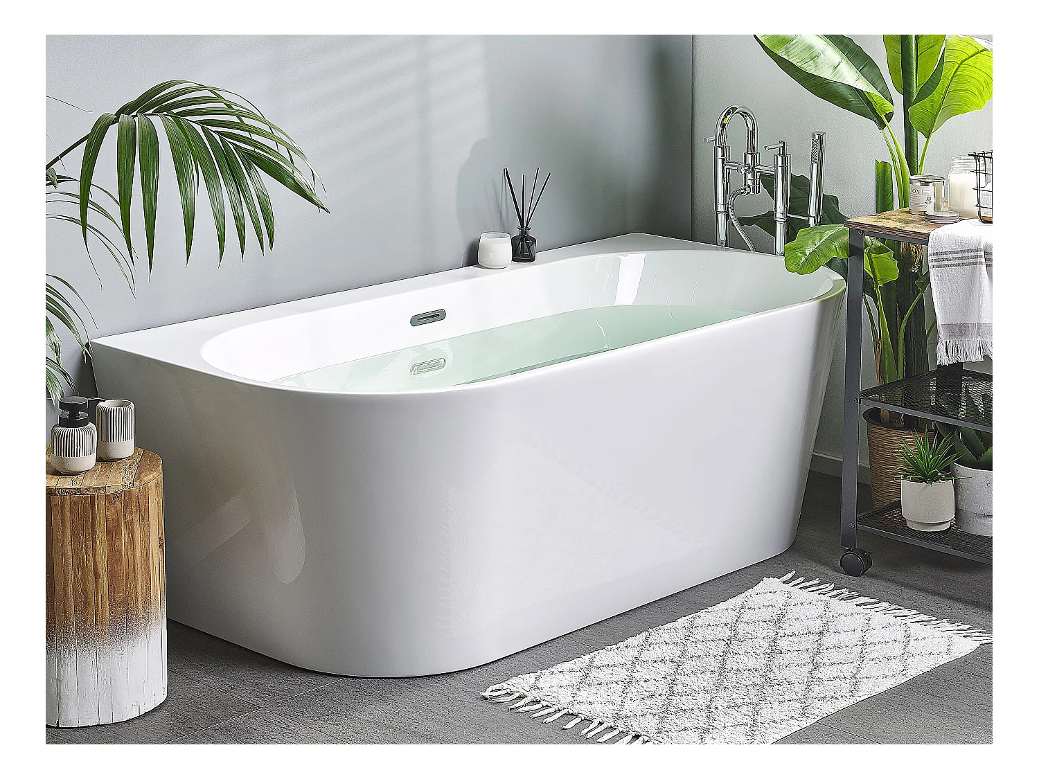 Wanna HARVEY 170 x 80 cm Biały