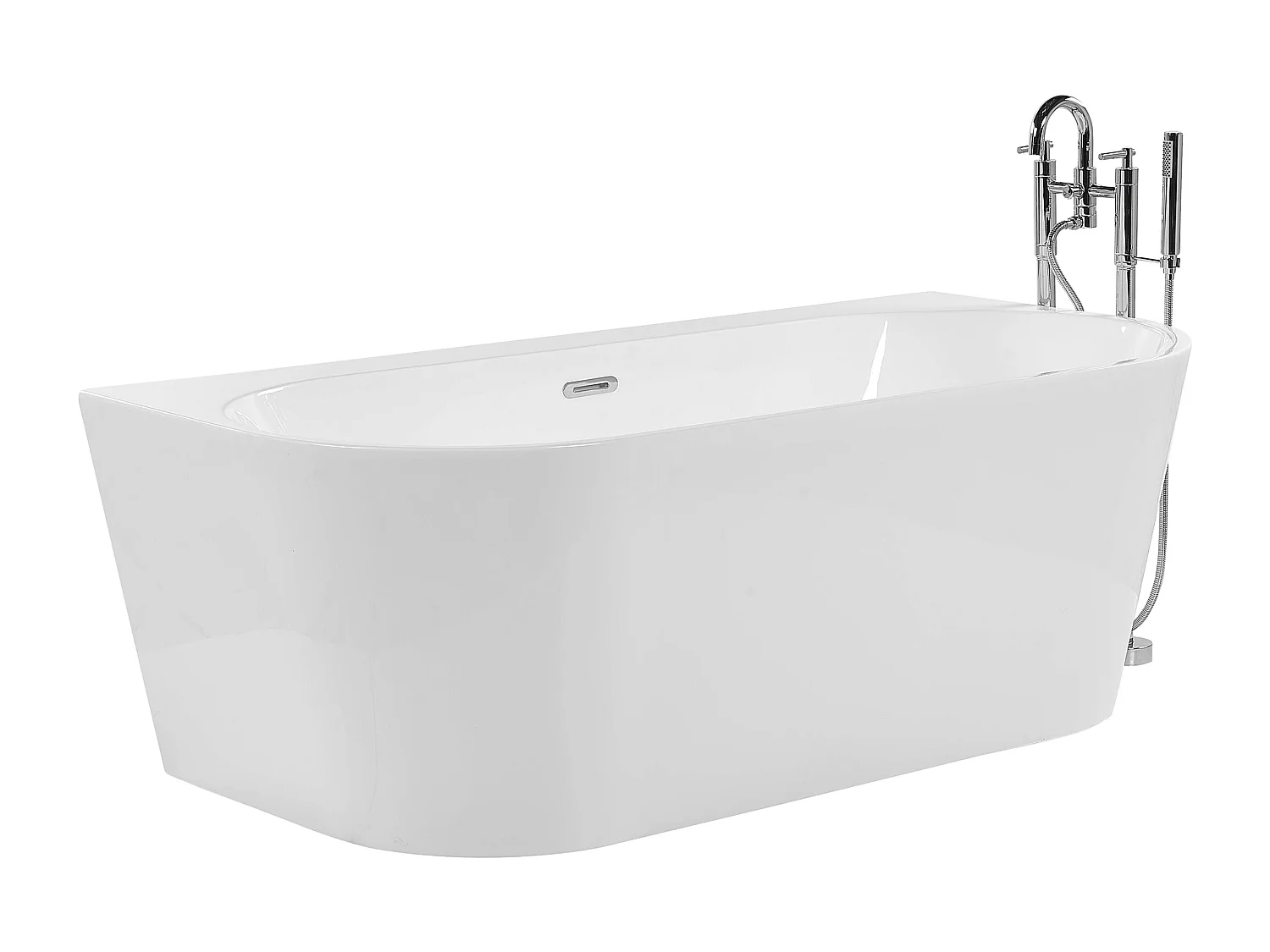 Vasca da bagno HARVEY 170 x 80 cm Bianco