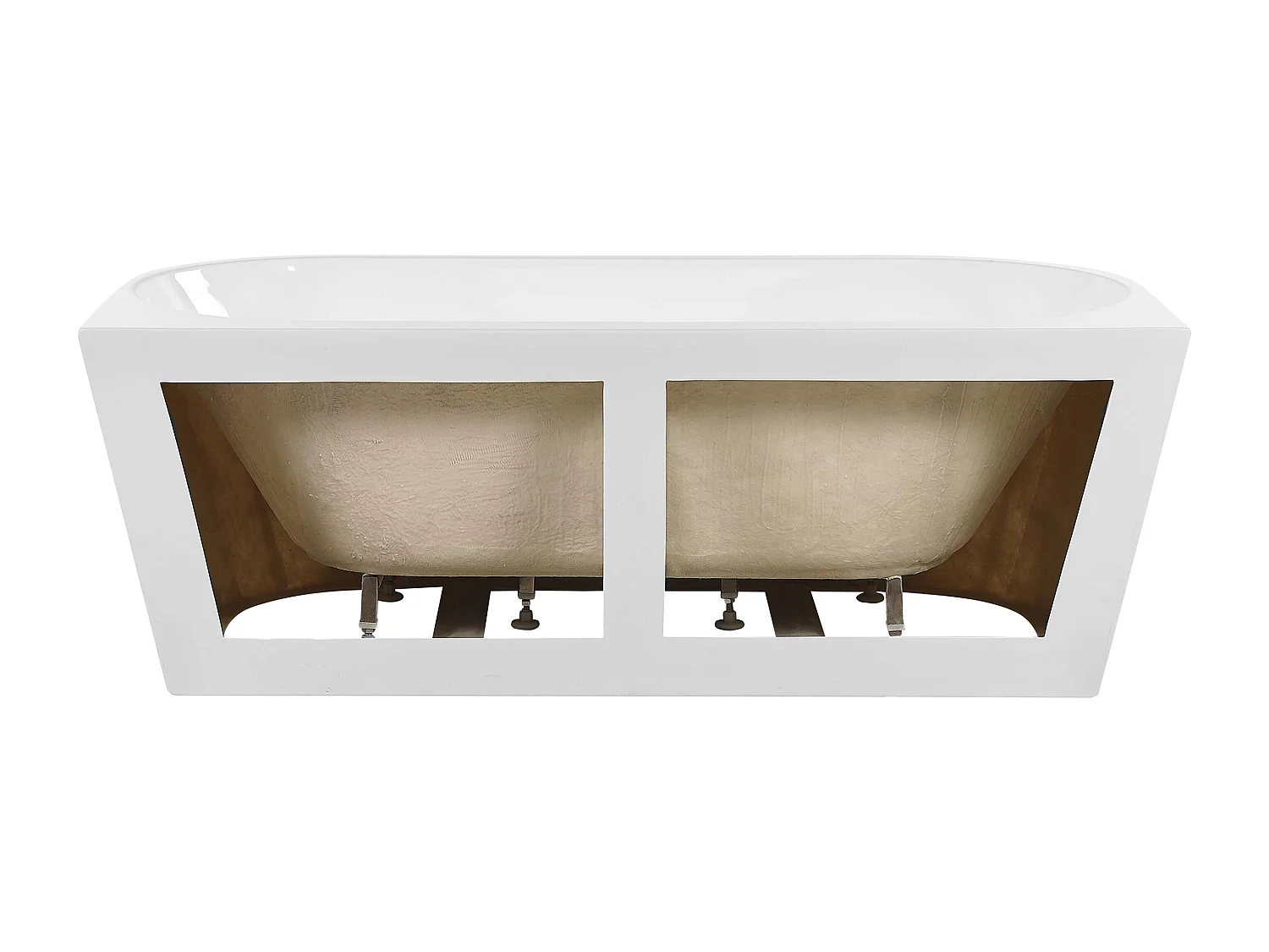 Vasca da bagno HARVEY 170 x 80 cm Bianco