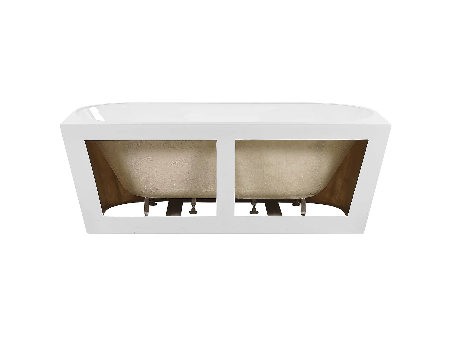 Badkuip HARVEY 170 x 80 cm Wit