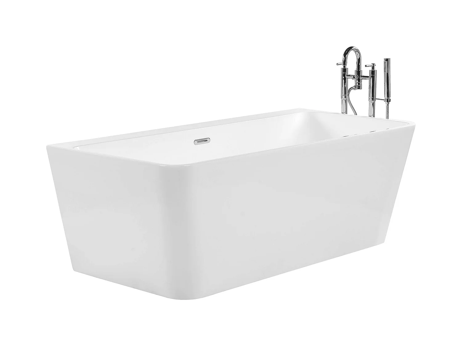 Vasca da bagno HASSEL 170 x 80 cm Bianco