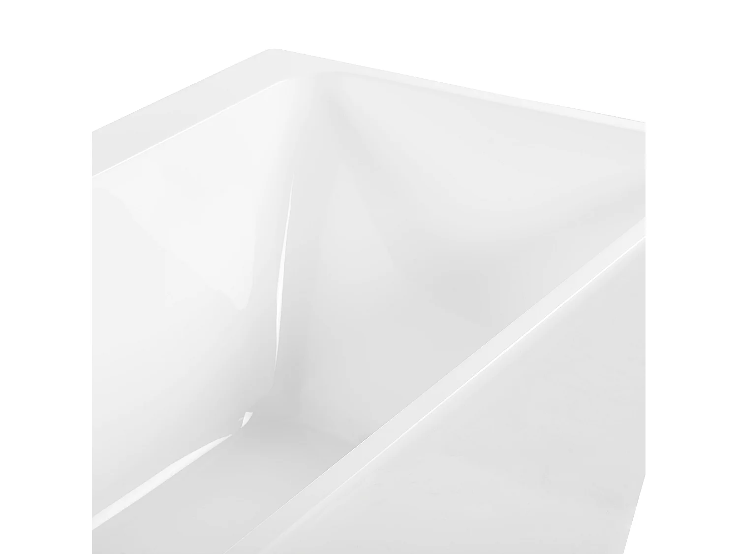 Vasca da bagno HASSEL 170 x 80 cm Bianco