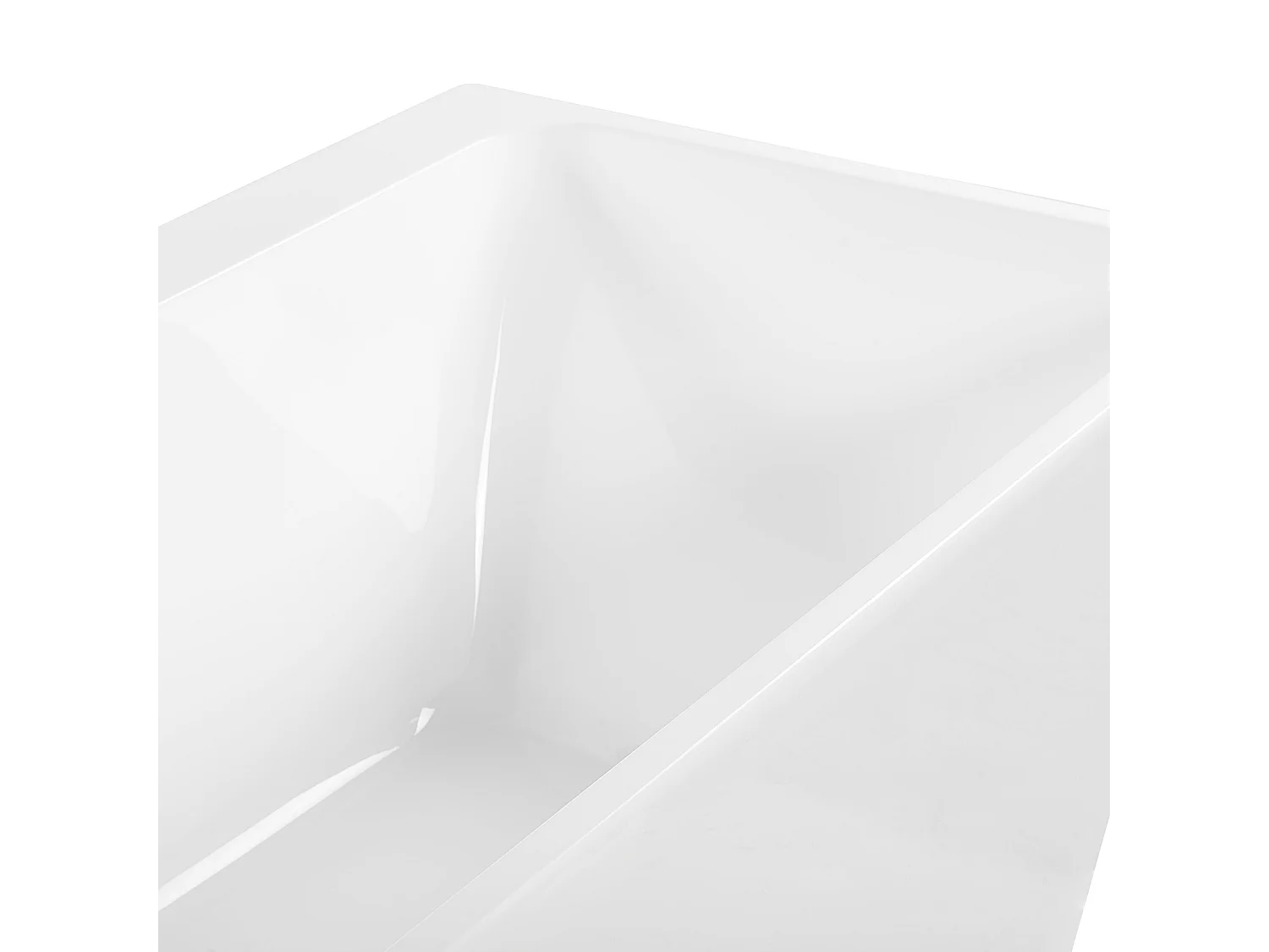 Badkuip HASSEL 170 x 80 cm Wit