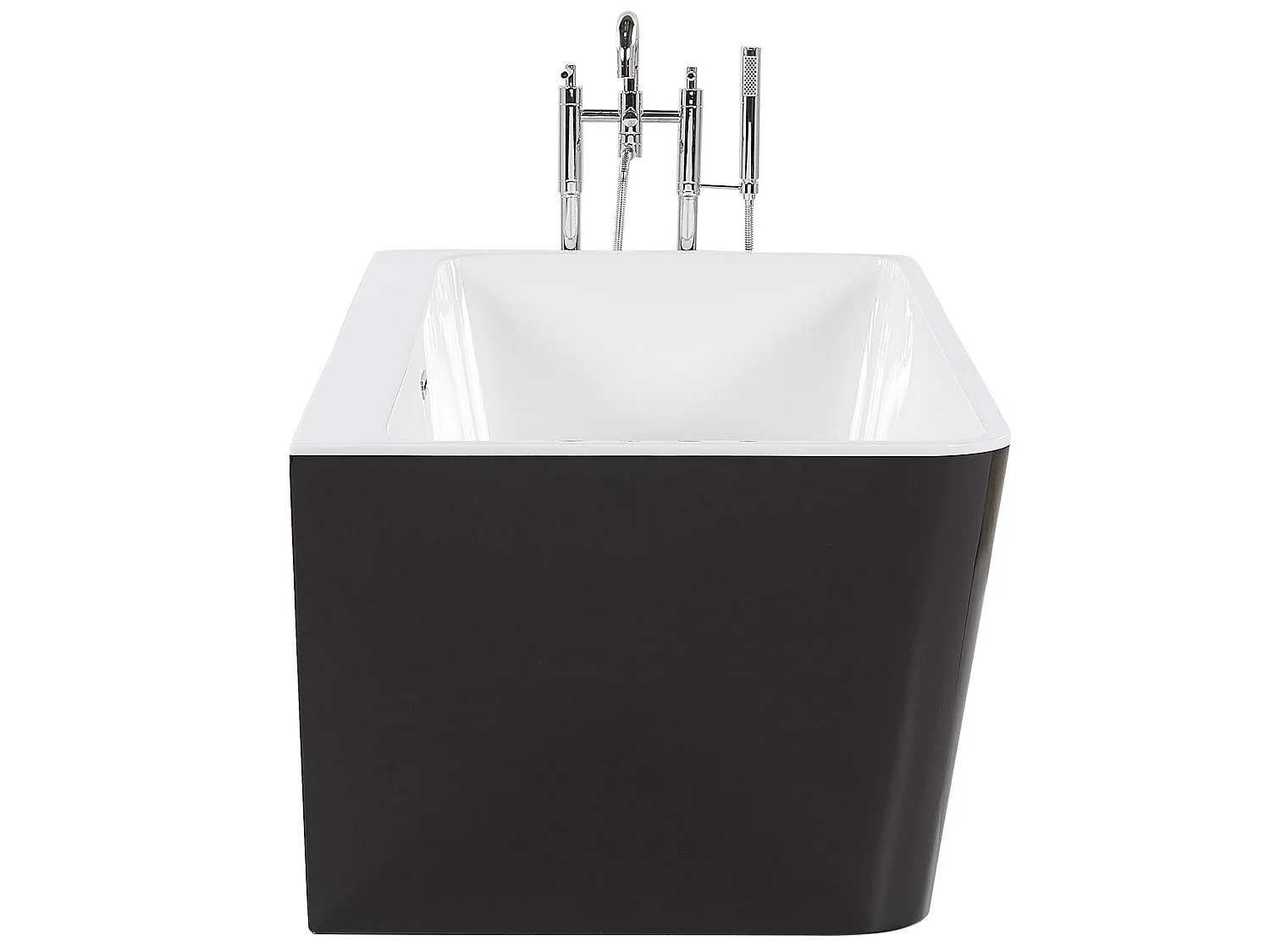 Badkuip HASSEL 170 x 80 cm Zwart