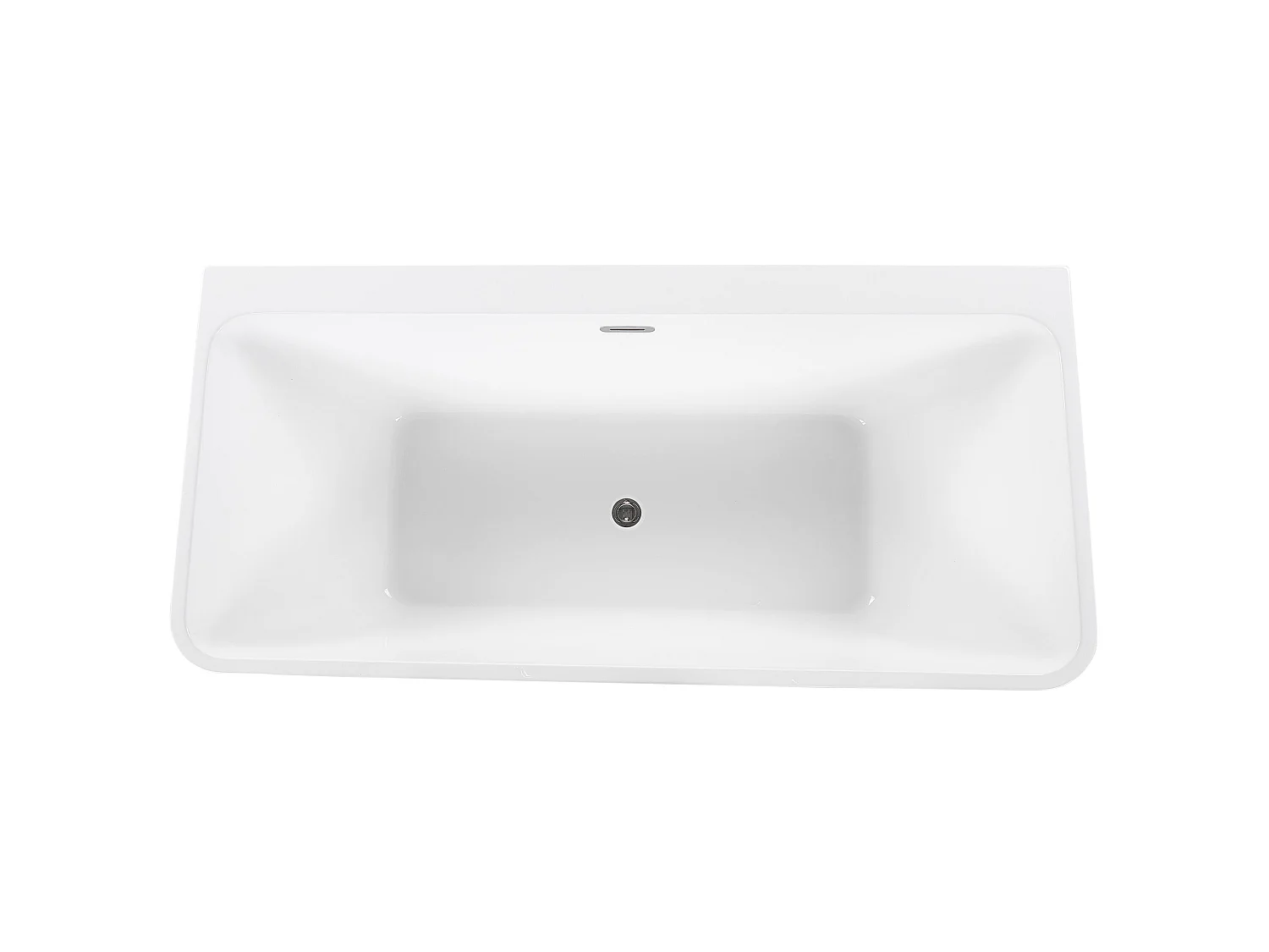 Badkuip HASSEL 170 x 80 cm Zwart