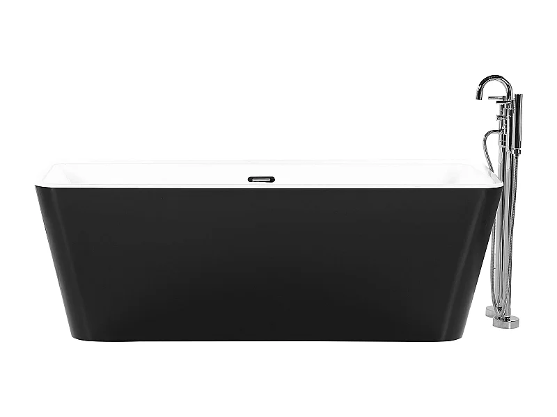 Vasca da bagno HASSEL 170 x 80 cm Nero