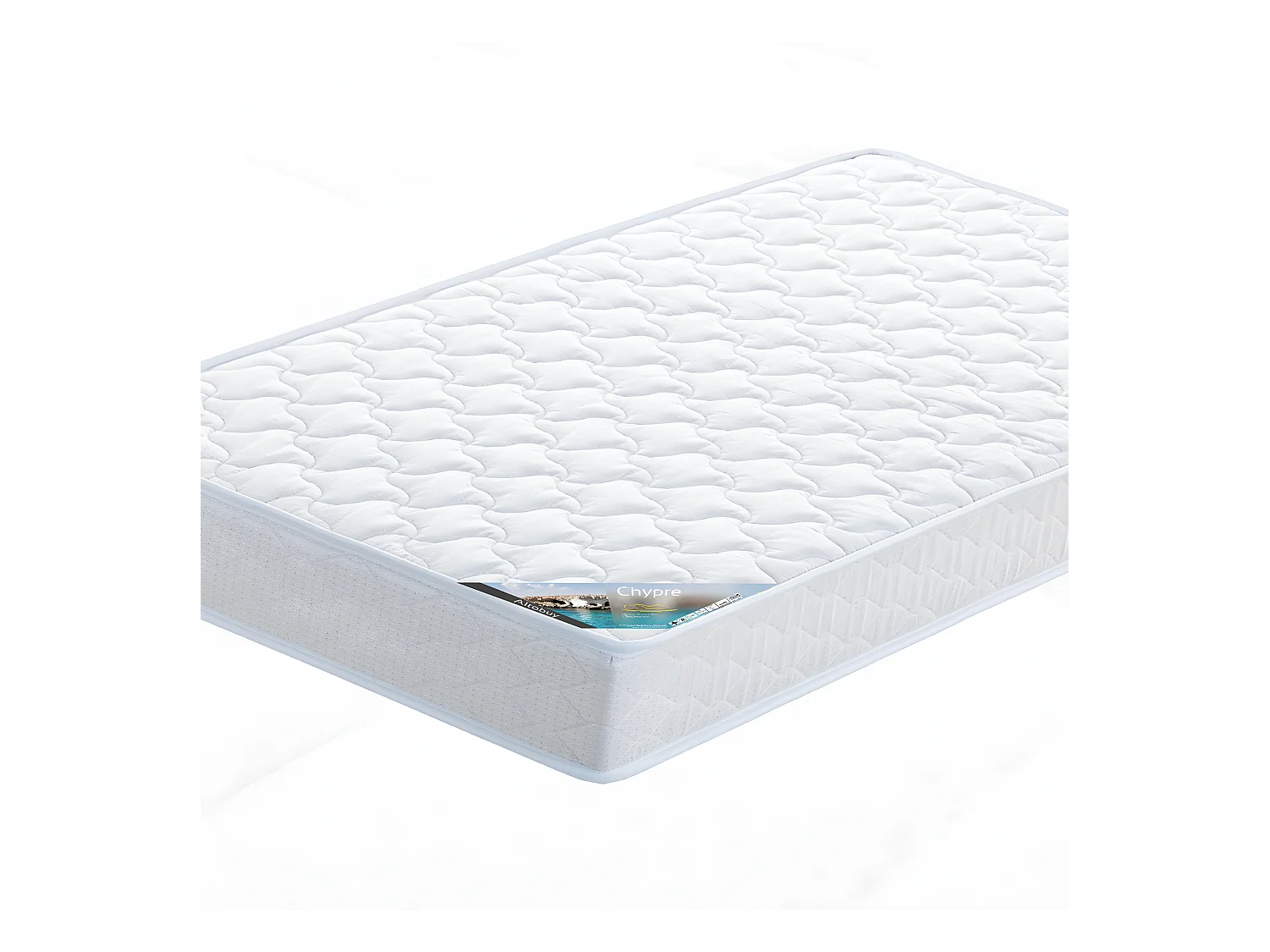 CHYPRE - Pack Matelas + Lattes 120x190