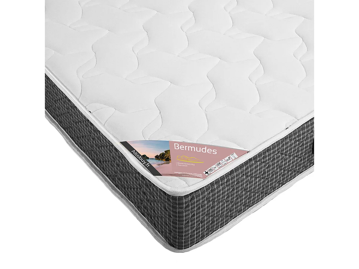 BERMUDES - Matelas Mémoire de Forme 140x200cm