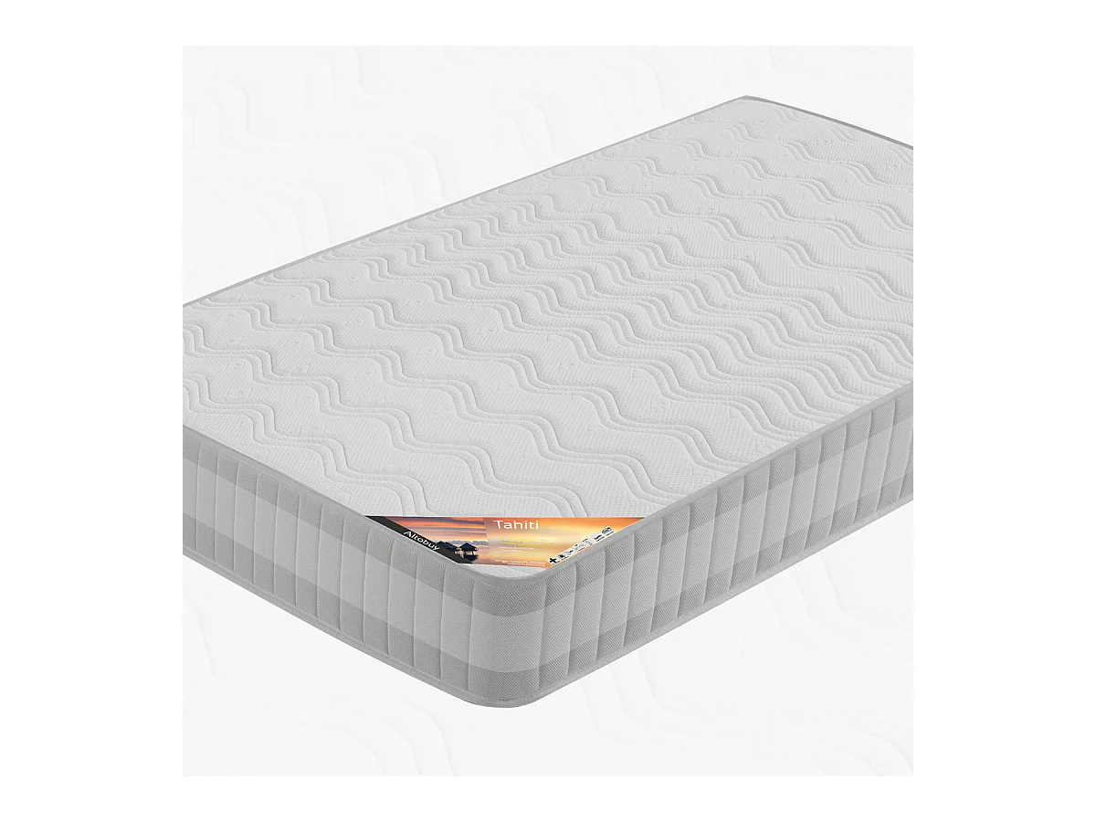 TAHITI - Matelas Mousse 90x190cm Epaisseur 18cm