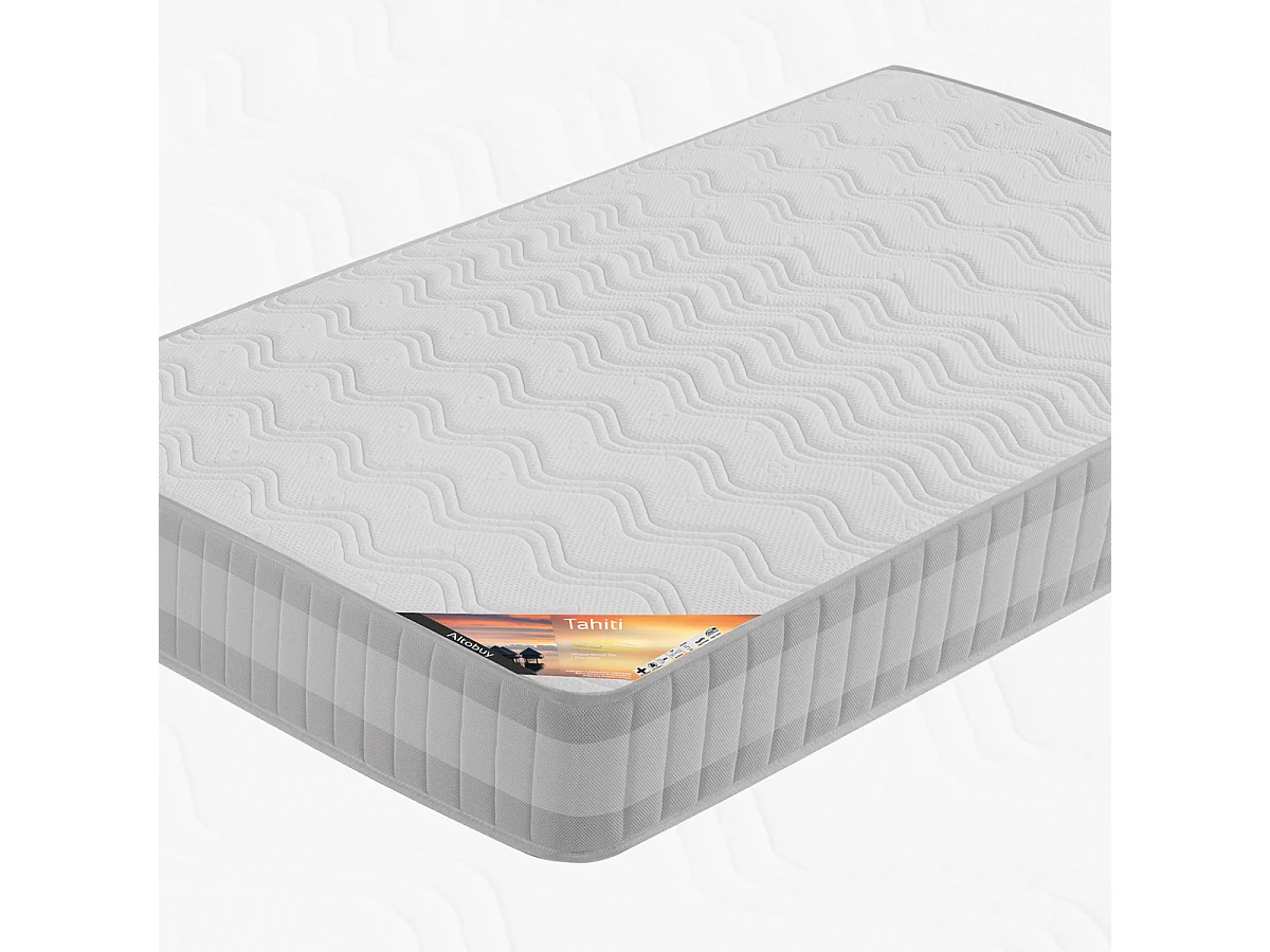 TAHITI - Matelas Mousse 90x190cm Epaisseur 18cm