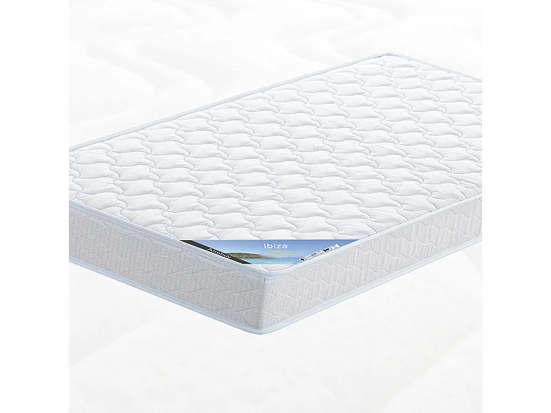 IBIZA - Matelas Mousse 140x190cm Epaisseur 14cm