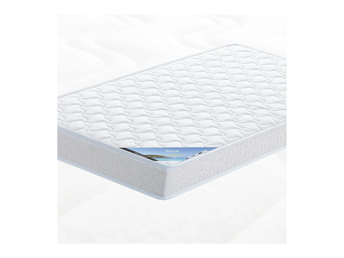 IBIZA - Matelas Mousse 140x190cm Epaisseur 14cm