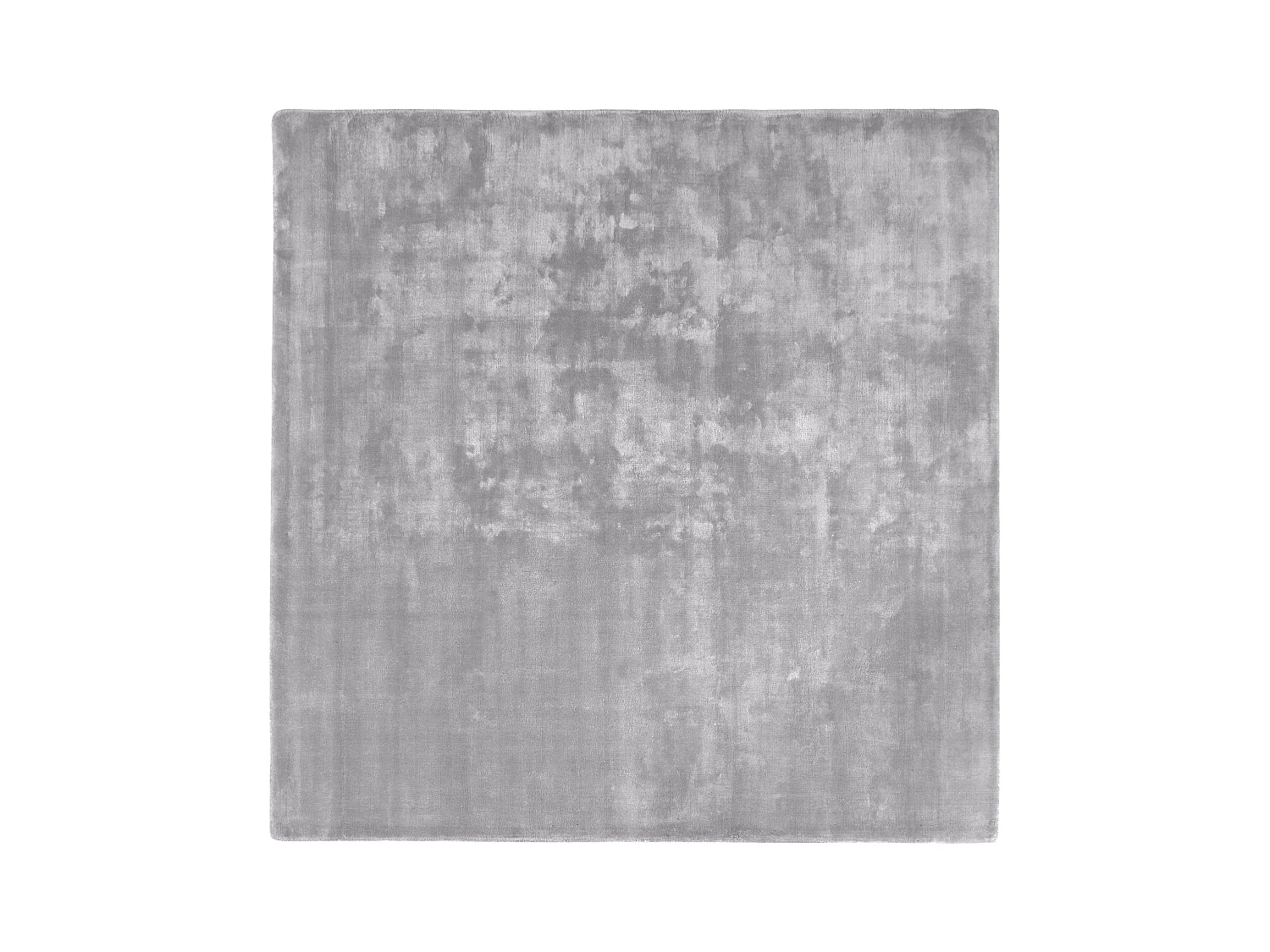 Vloerkleed viscose lichtgrijs 200 x 200 cm GESI II