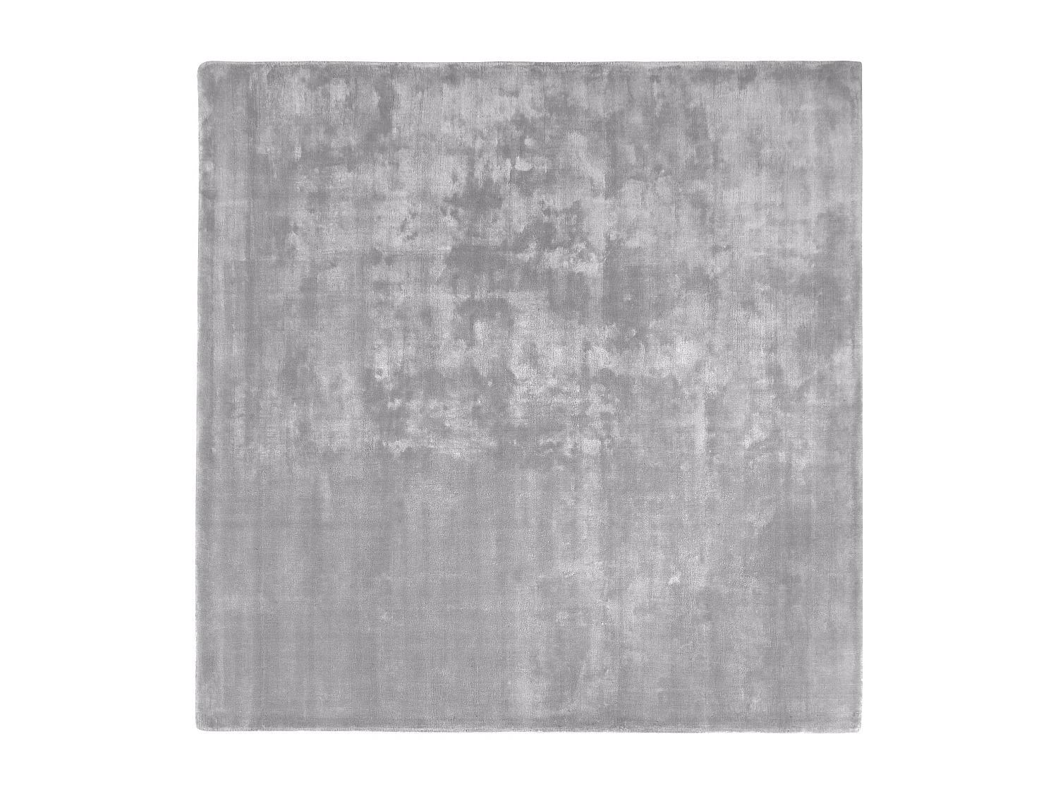 Tapis GESI II Gris clair 200 x 200 cm Soie artificielle