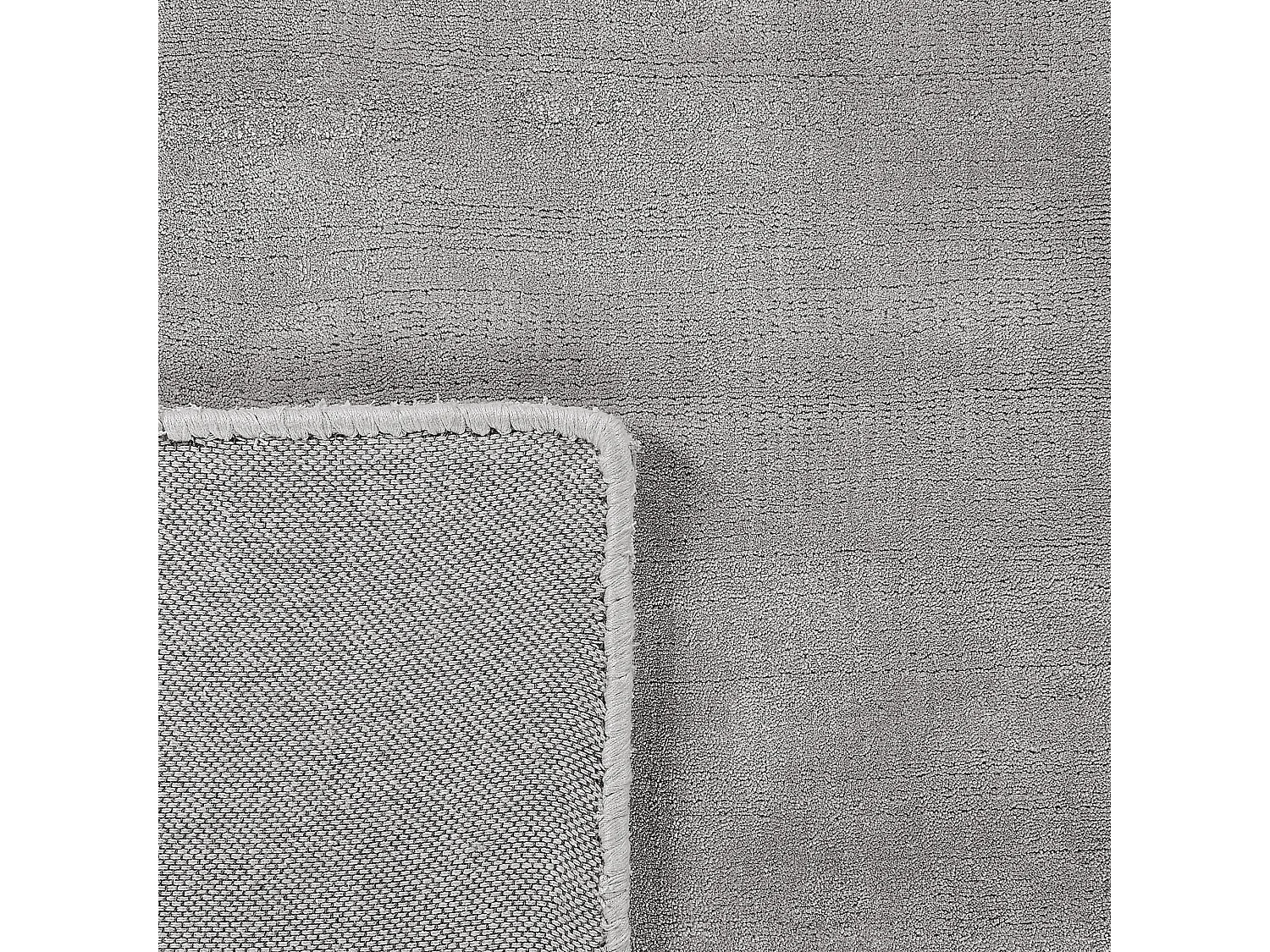 Vloerkleed viscose lichtgrijs 200 x 200 cm GESI II