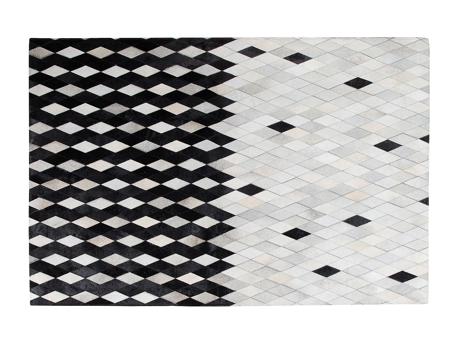 Tapis MALDAN Noir 140 x 200 cm Cuir