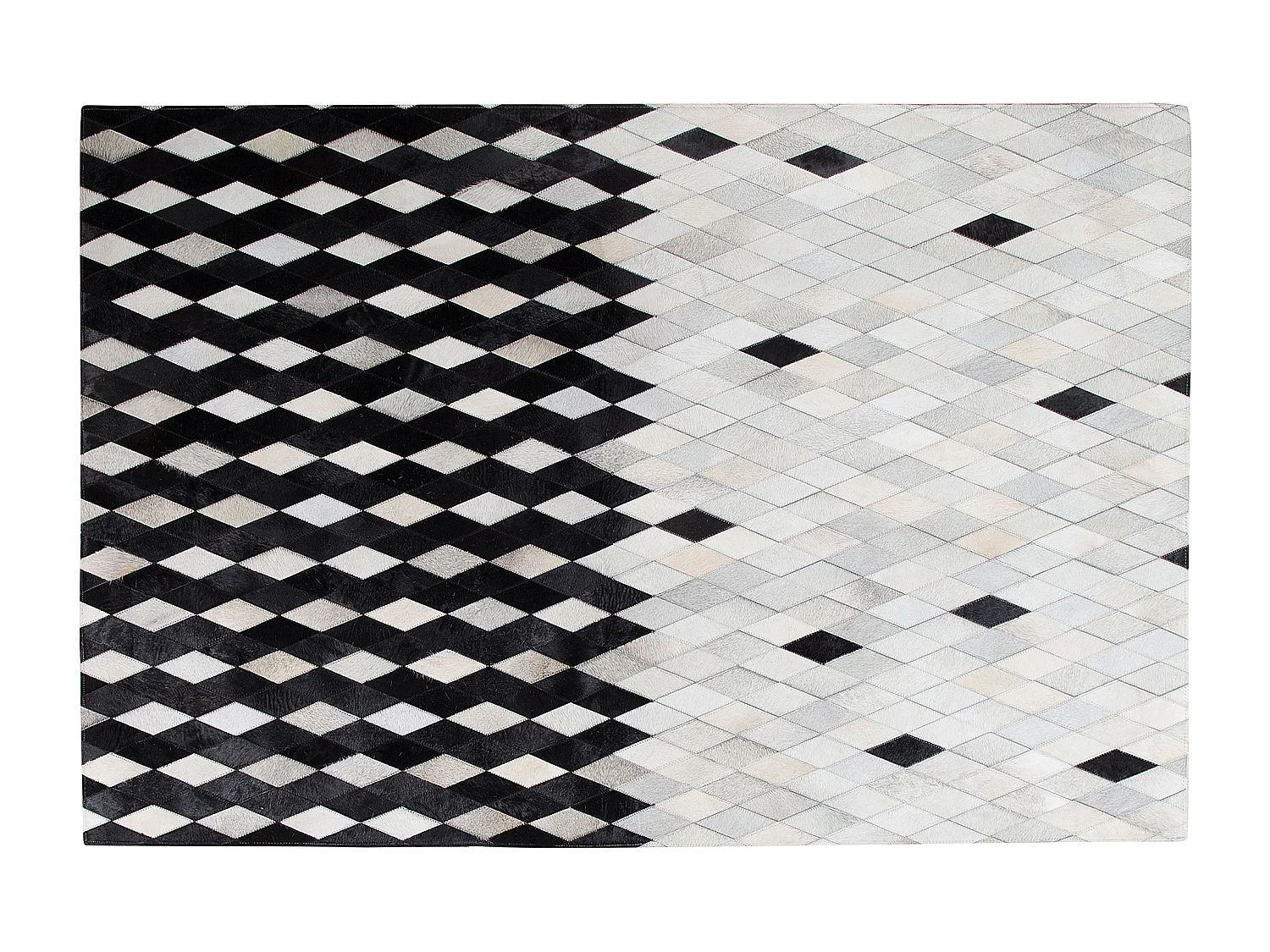 Tapis MALDAN Noir 140 x 200 cm Cuir