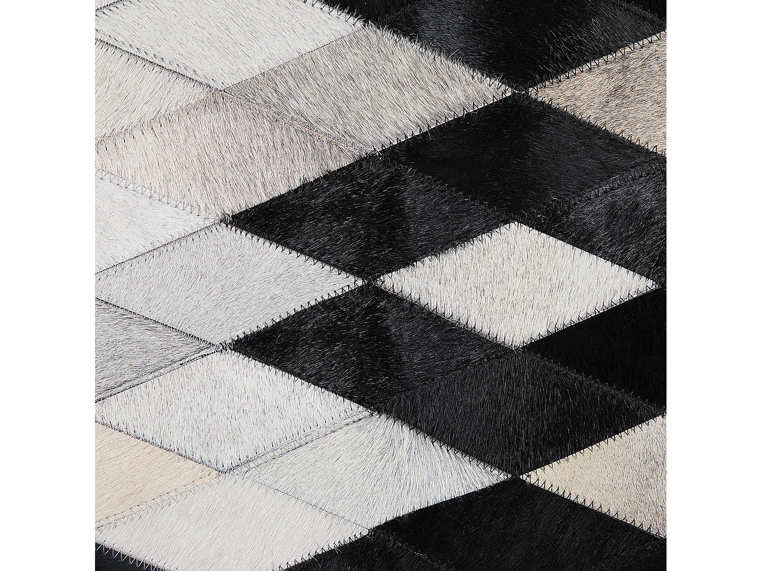 Tapis MALDAN Noir 140 x 200 cm Cuir