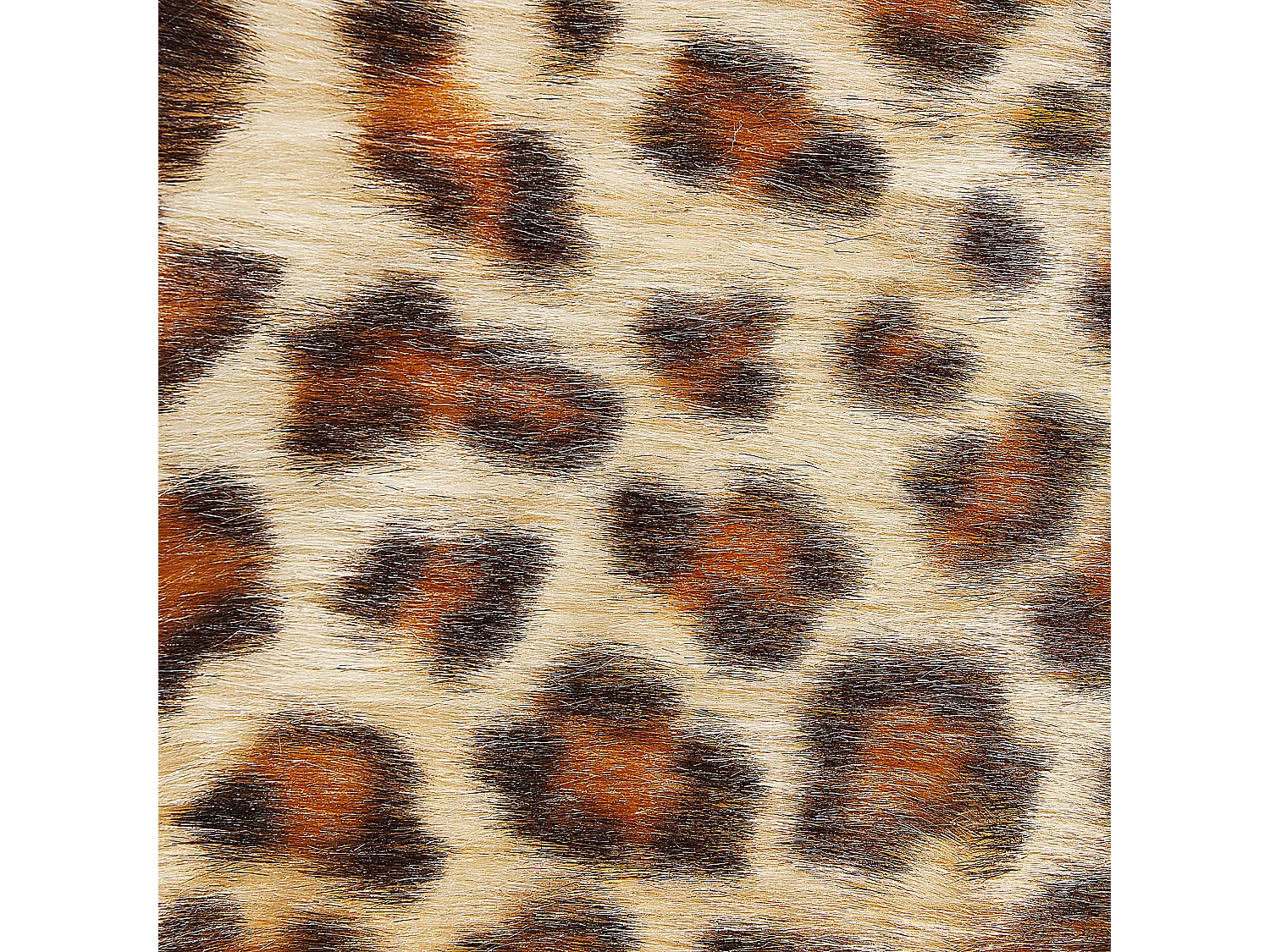 Kunstfell-Teppich Leopard braun 90 cm NAMBUNG
