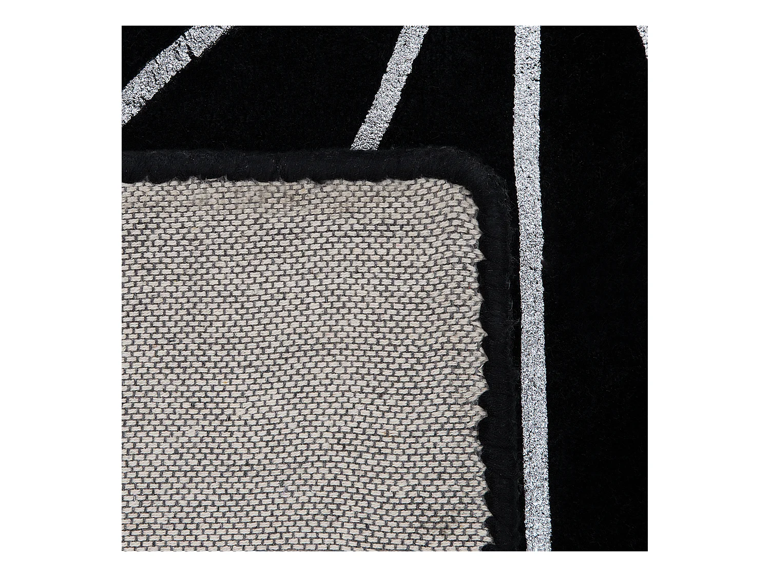 Tapis SIBEL Noir 160 x 230 cm Soie artificielle