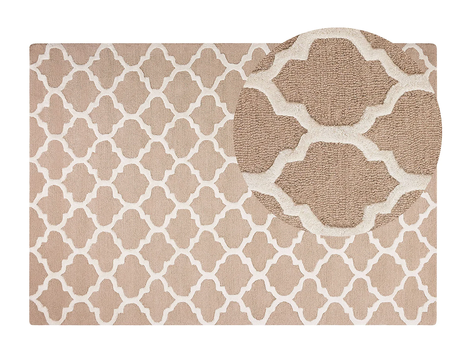 Tapis ERBAA Beige 160 x 230 cm Laine