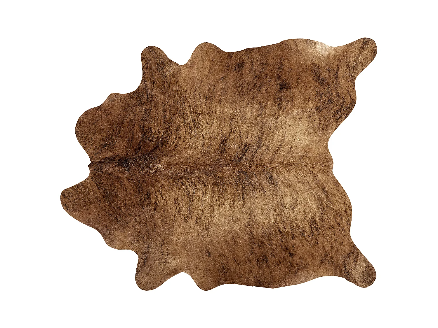 Tapis en peau de vache NASQU Marron clair 3-4 m² Cuir