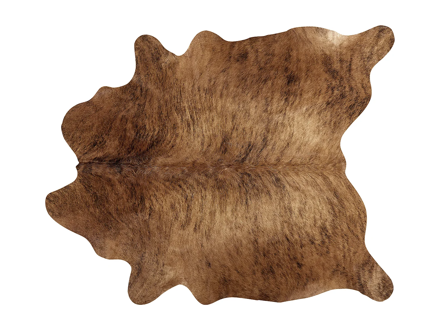 Tapis en peau de vache NASQU Marron clair 3-4 m² Cuir