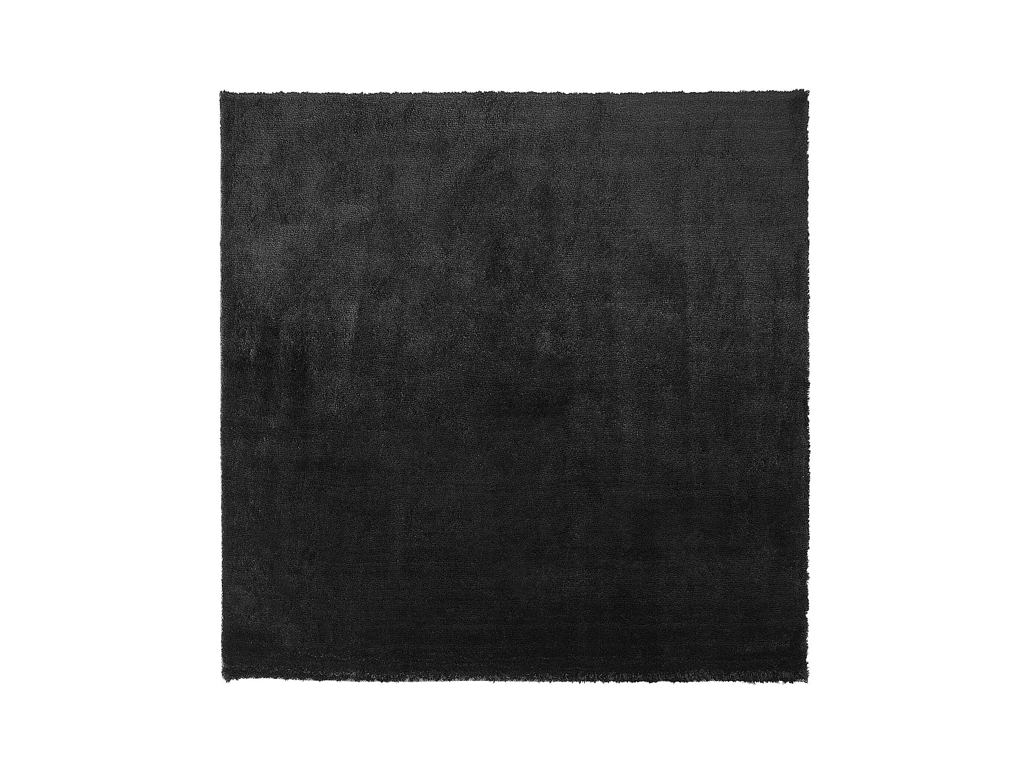 Tapis à poils longs EVREN Noir 200 x 200 cm