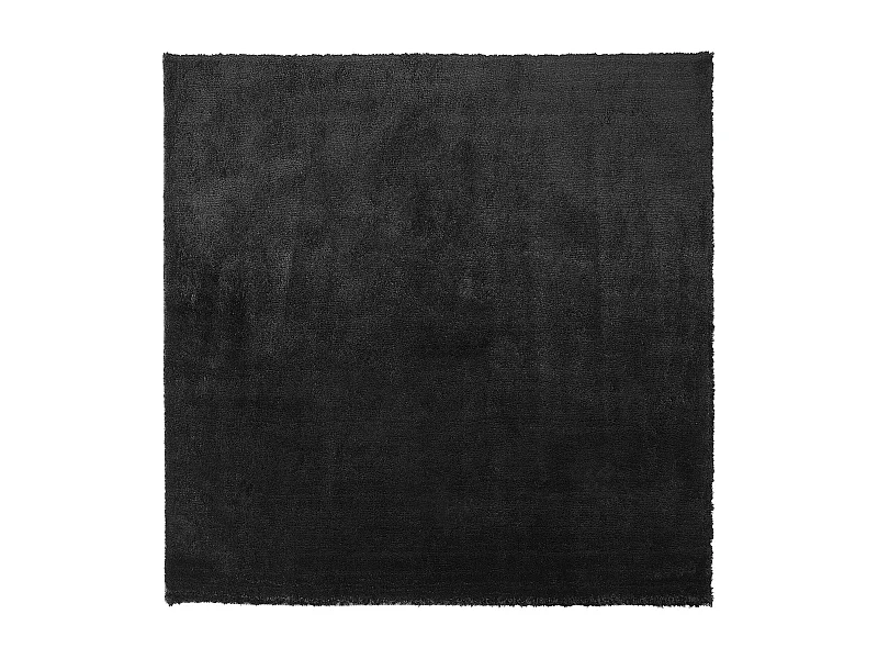 Tappeto shaggy nero 200 x 200 cm EVREN