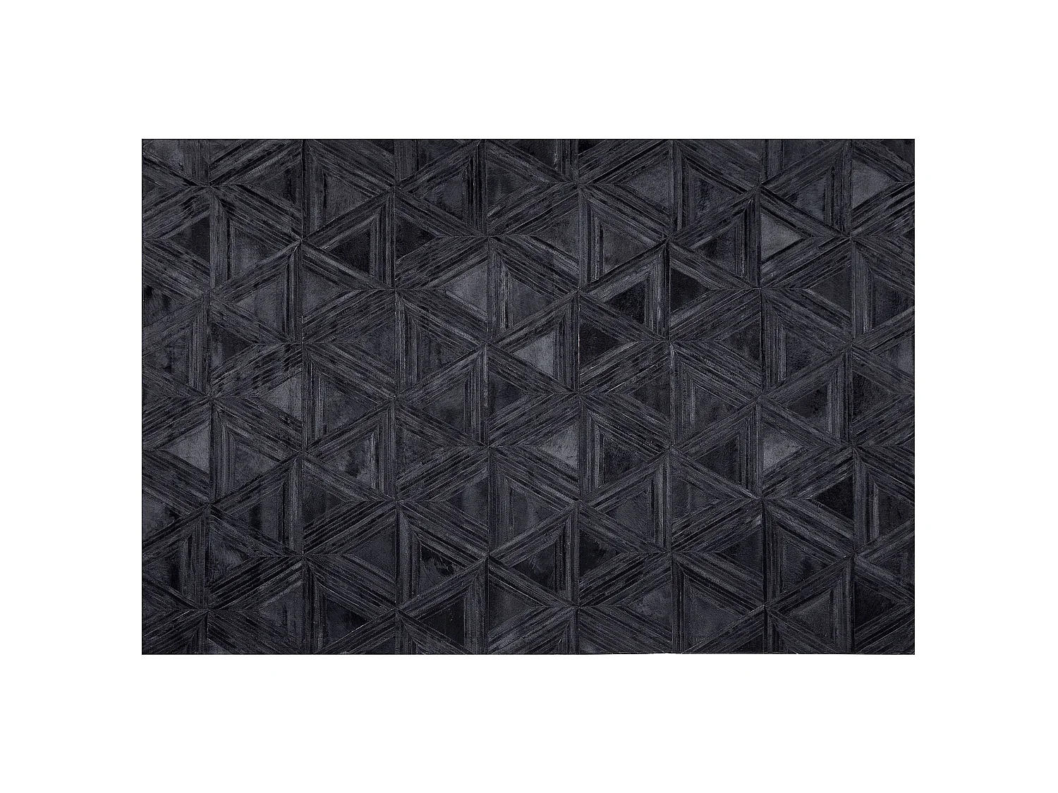 Tapis KASAR 140 x 200 cm Cuir Noir
