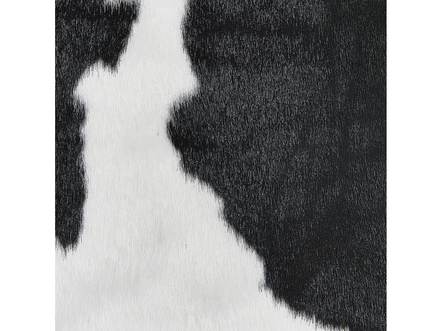 Kunstfell-Teppich Kuh schwarz / weiß 150 x 200 cm BOGONG