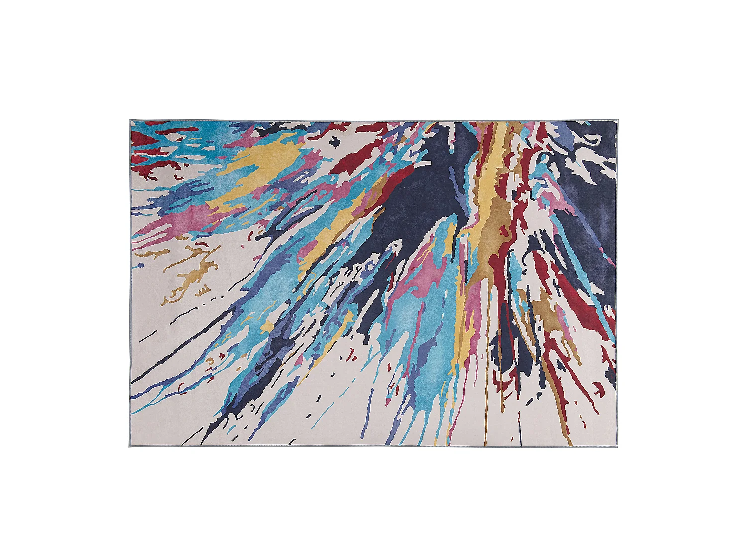 Vloerkleed polyester meerkleurig 140 x 200 cm KARABUK