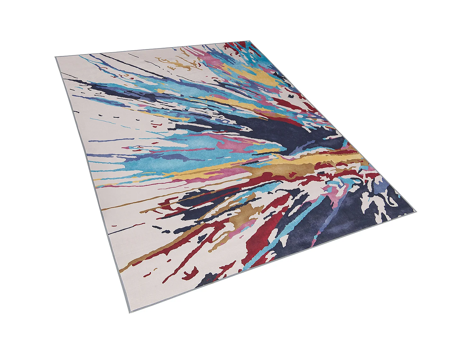 Vloerkleed polyester meerkleurig 140 x 200 cm KARABUK