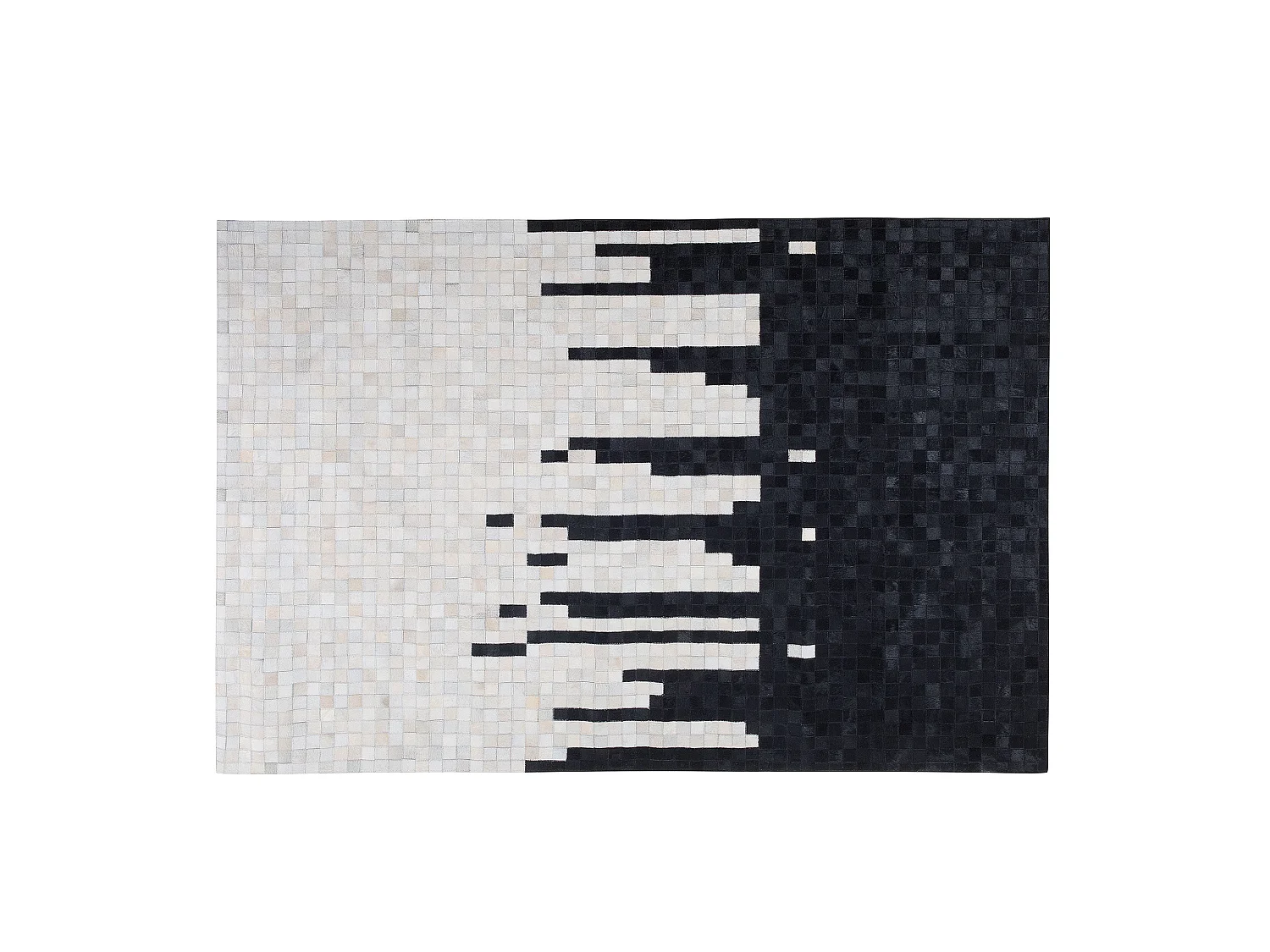 Tapis BOLU Noir 160 x 230 cm Cuir