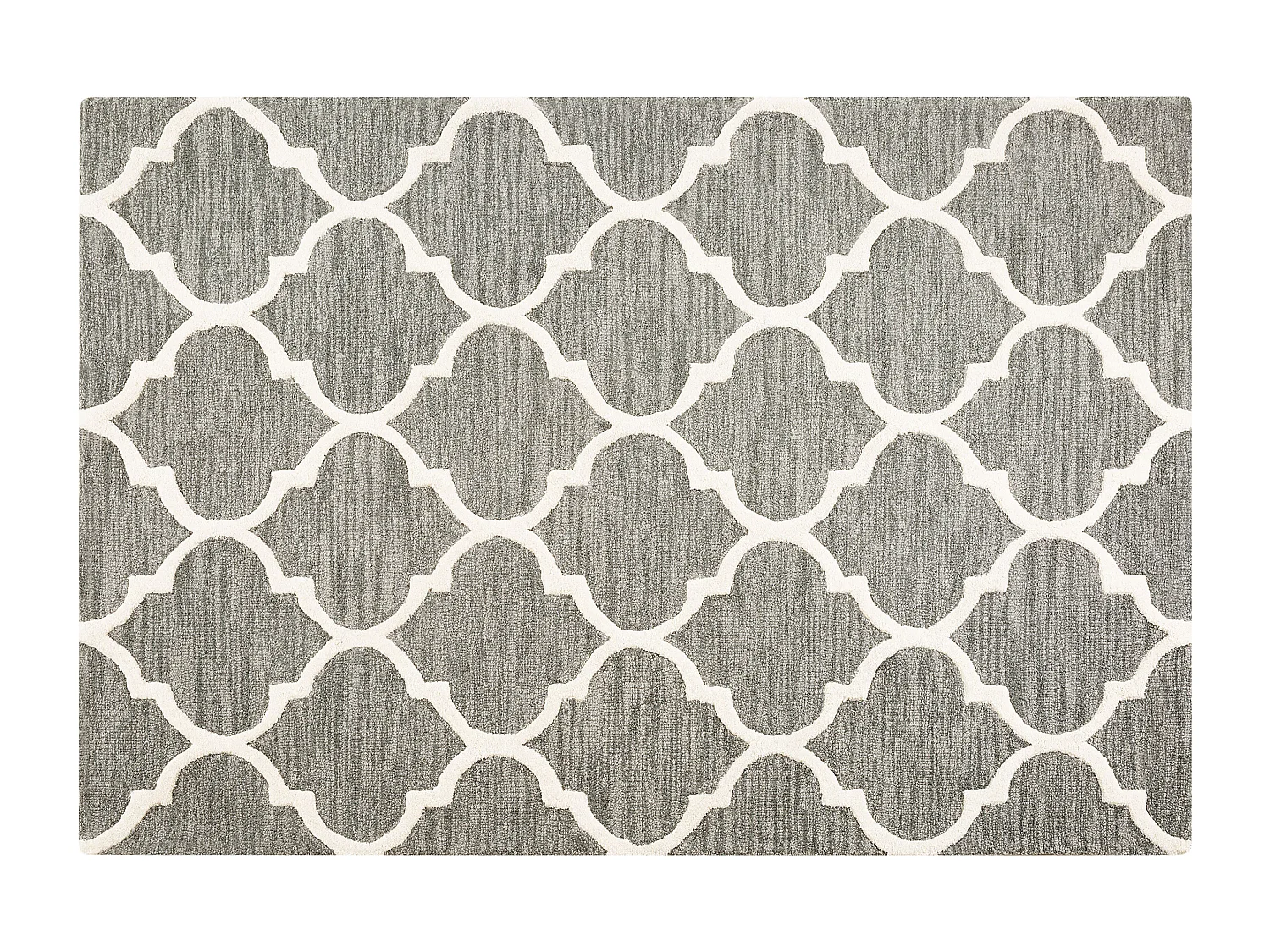 Tappeto rettangolare grigio 140 x 200 cm YALOVA