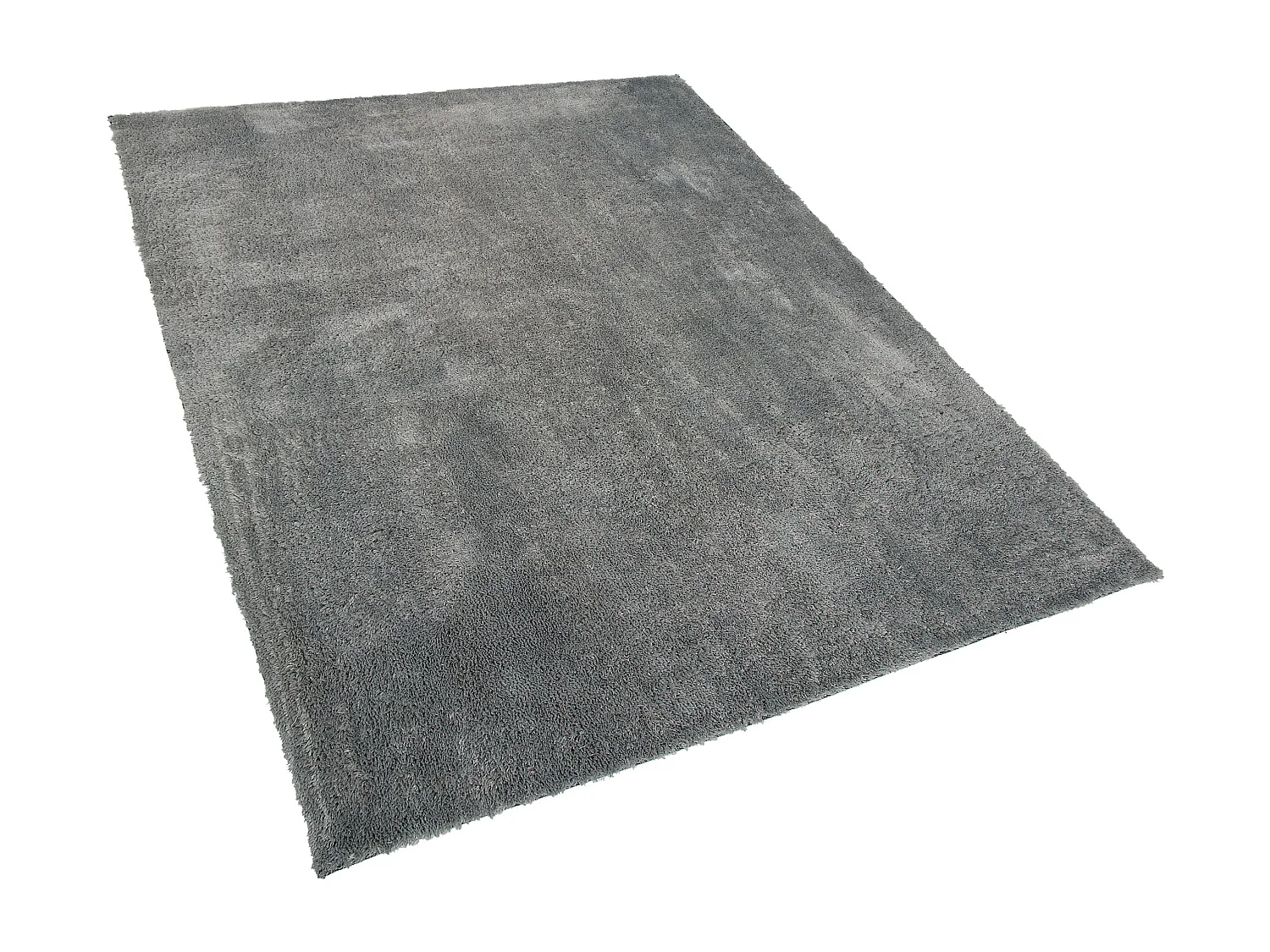 Tapis à poils longs EVREN Gris clair 140 x 200 cm