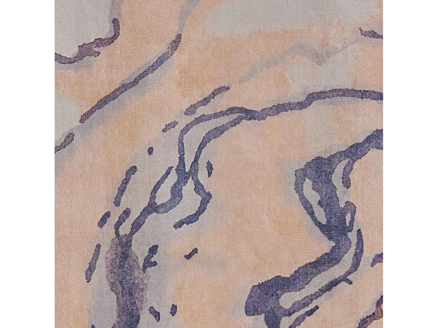 Tapete azul e creme 140 x 200 cm GEBZE