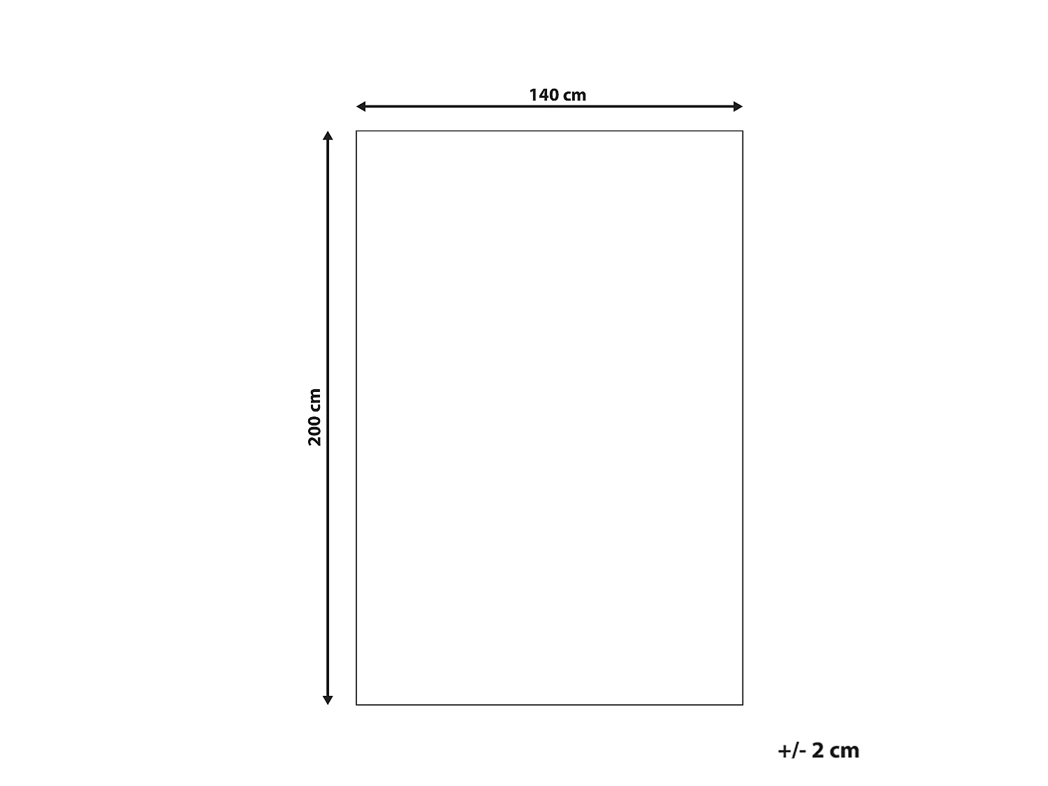 Tapis beige et bleu 140 x 200 cm GEBZE