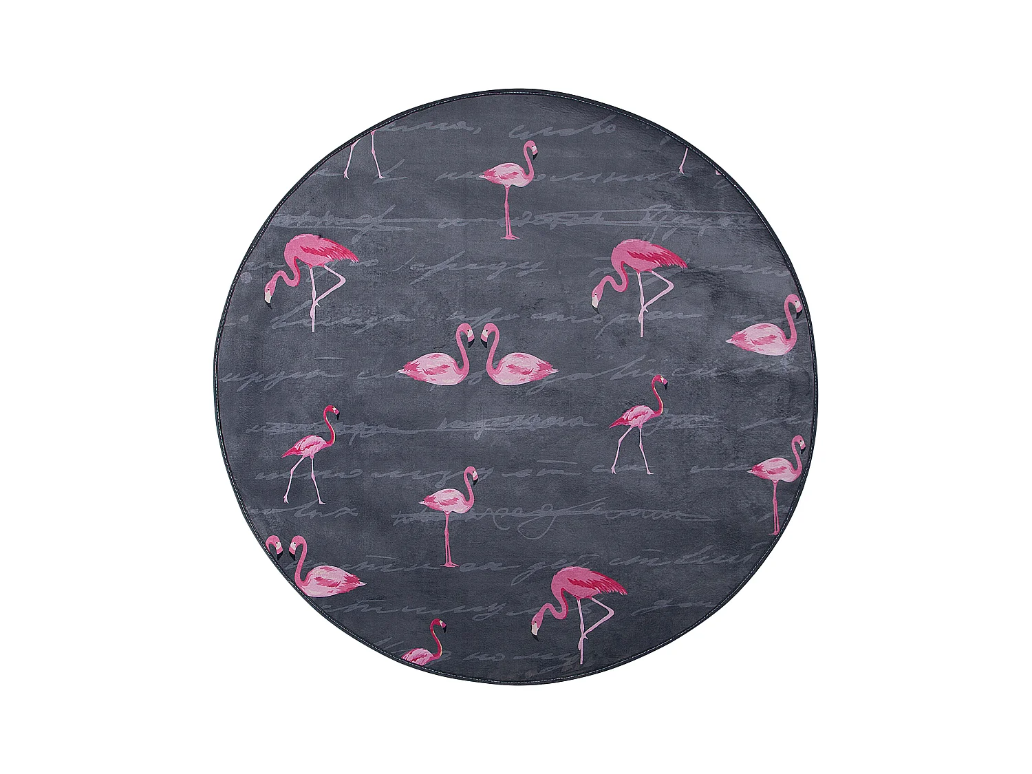 Tapis KERTE Gris foncé ø 120 cm