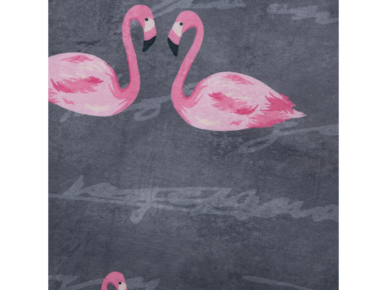 Vloerkleed polyester grijs ⌀ 120 cm KERTE