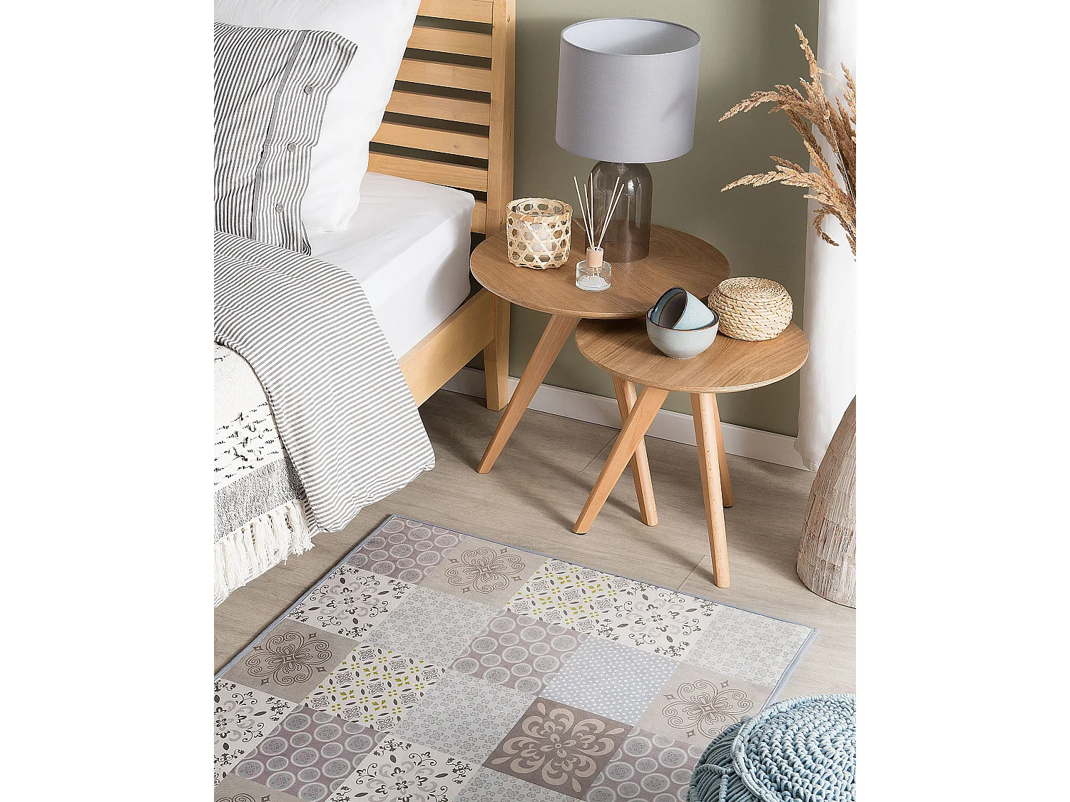 Tapis INKAYA Gris 80 x 150 cm