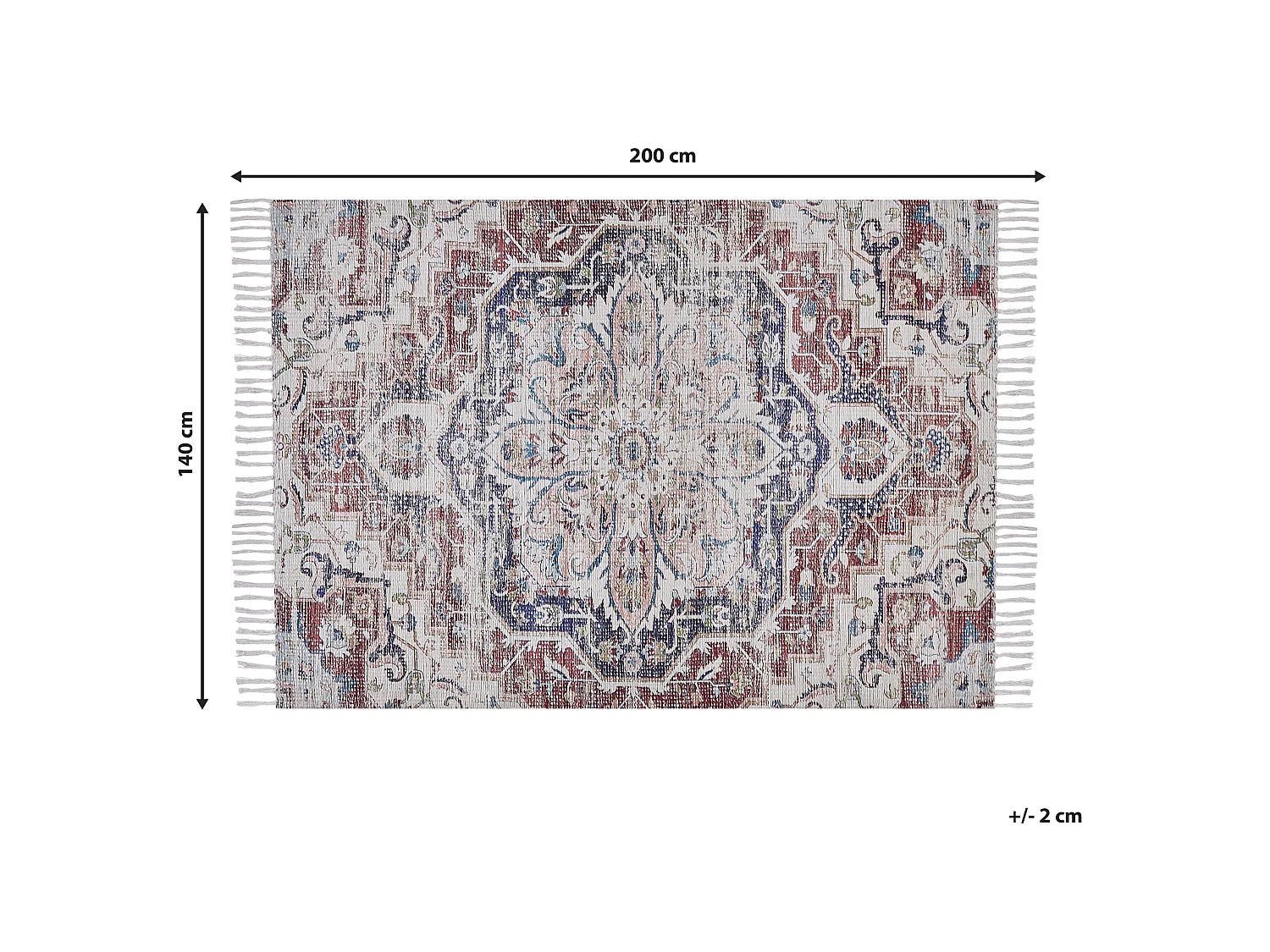 Tapis Multicolore 140 x 200 cm KELKIT