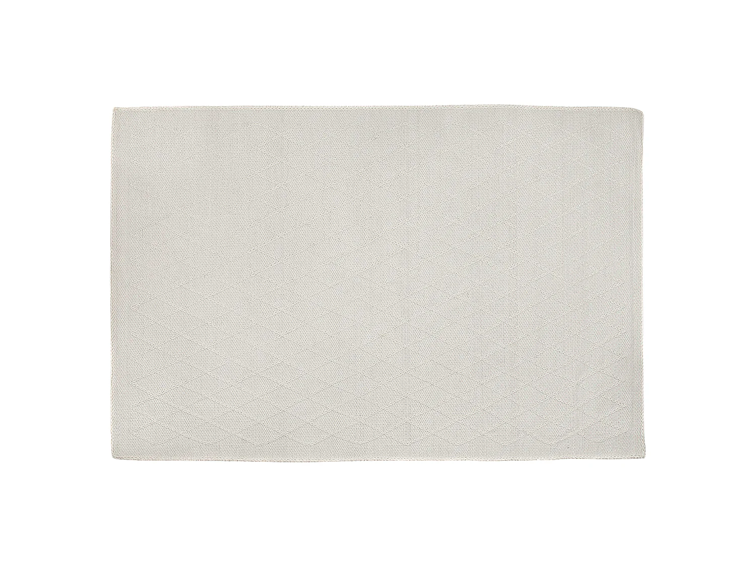Vloerkleed wol crème 140 x 200 cm ERZIN