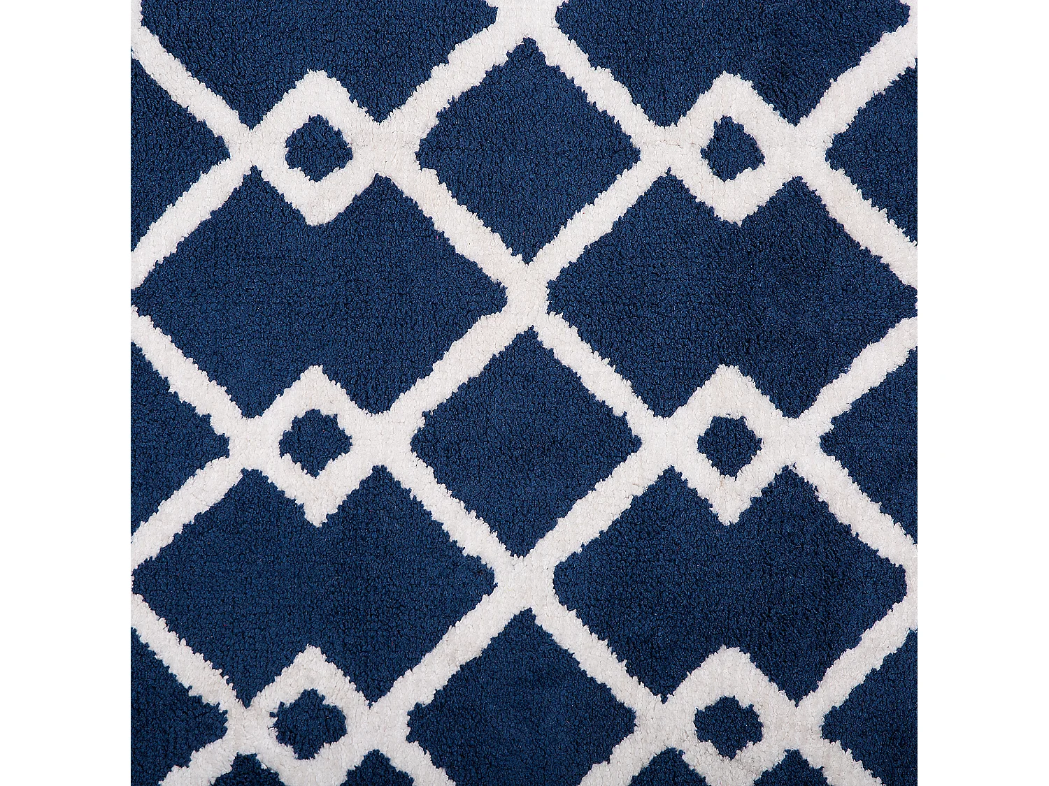 Tapis rectangulaire bleu 140 x 200 cm SERRES