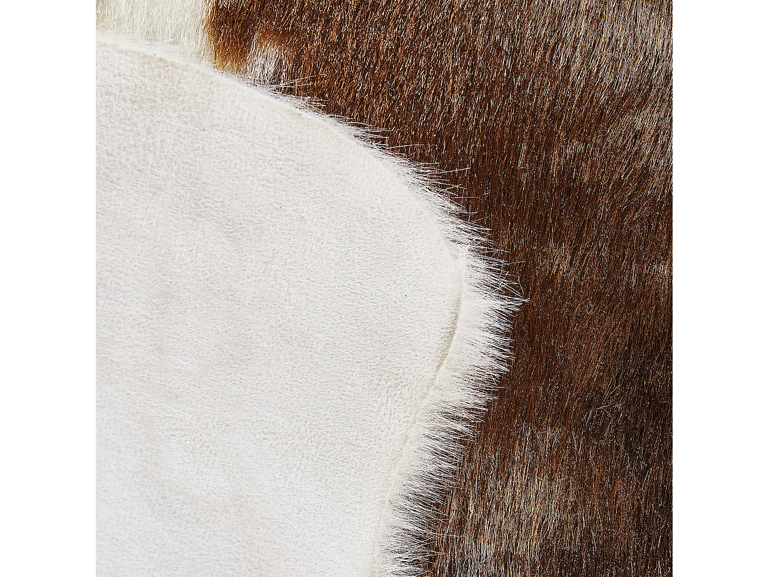 Vloerkleed koeienprint wit/bruin 90 x 60 cm NAMBUNG